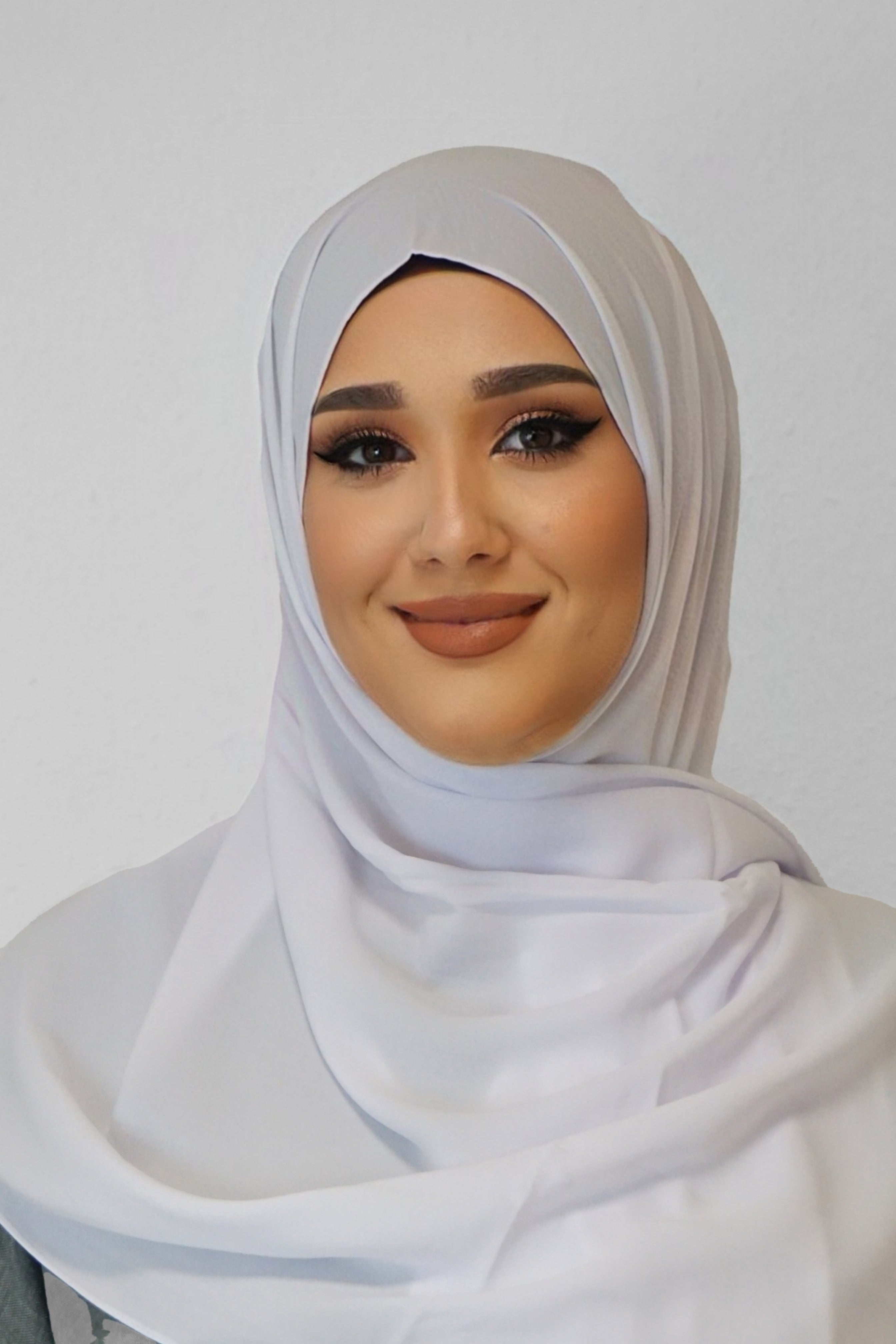 Medina Hijab Weiss