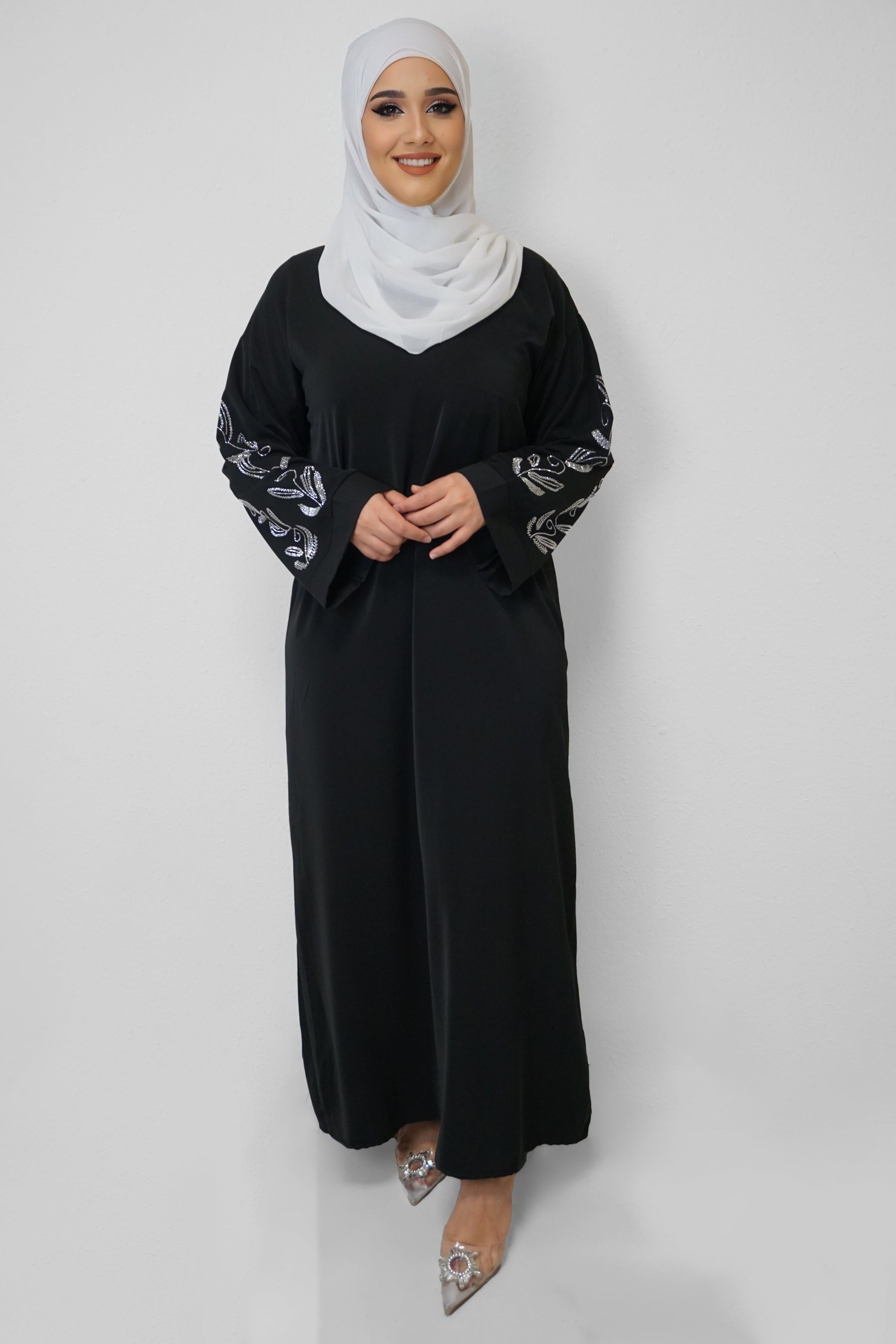 Abaya Basima Schwarz