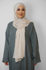 Crinkle Premium Chiffon Hijab Zitrone