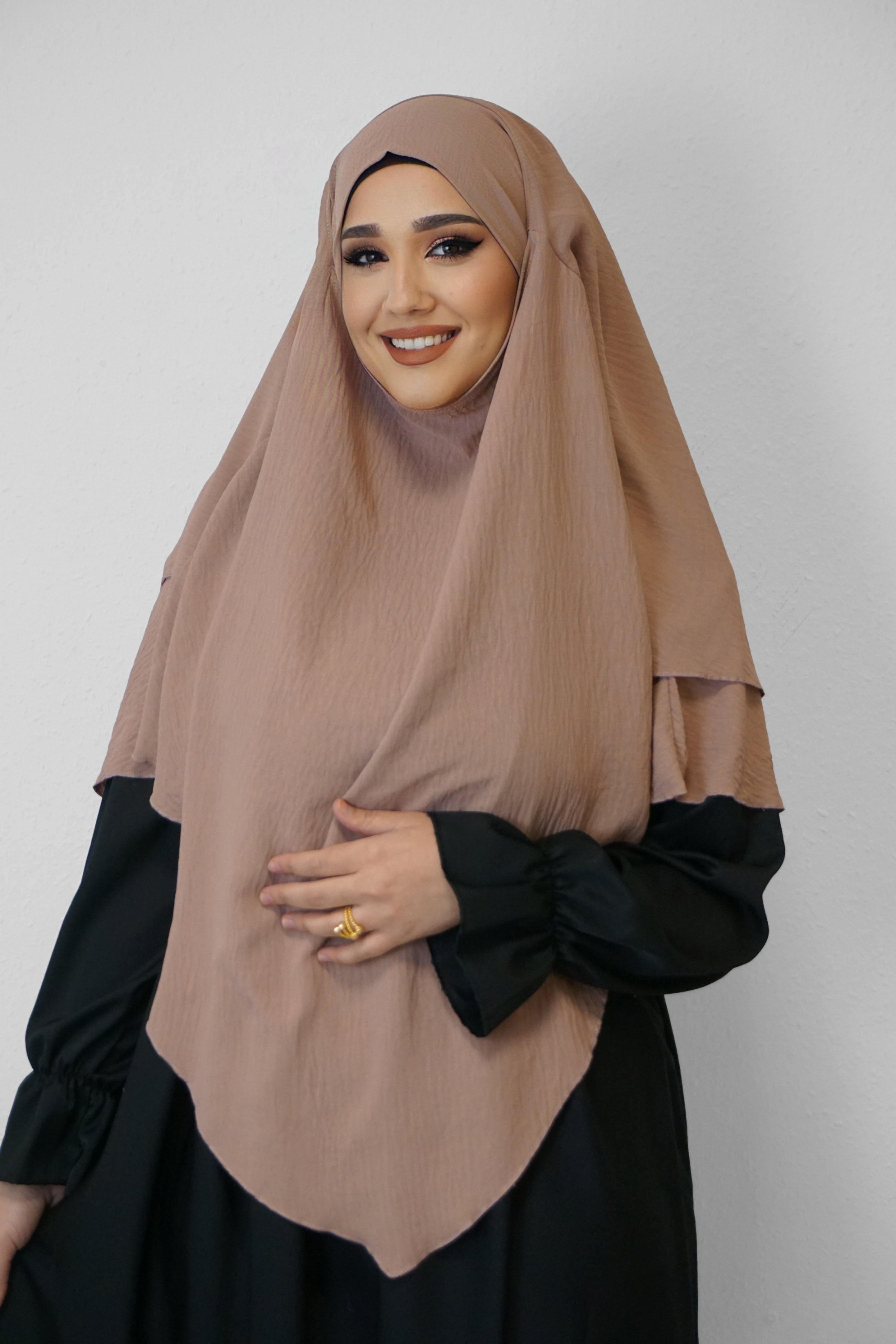 Jazz Khimar 2-lagig Light-Beige