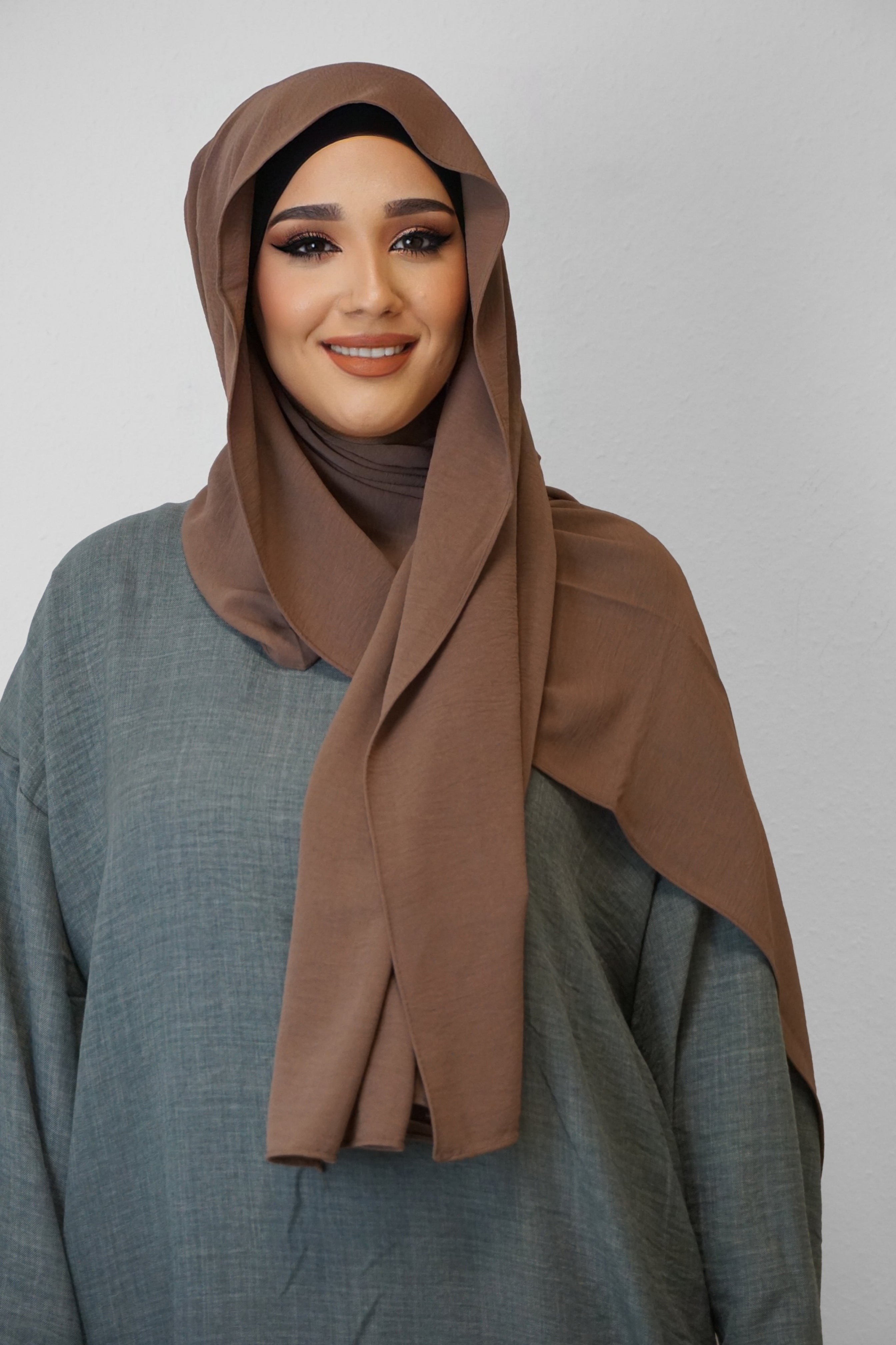 Jazz Hijab Dunkelbraun