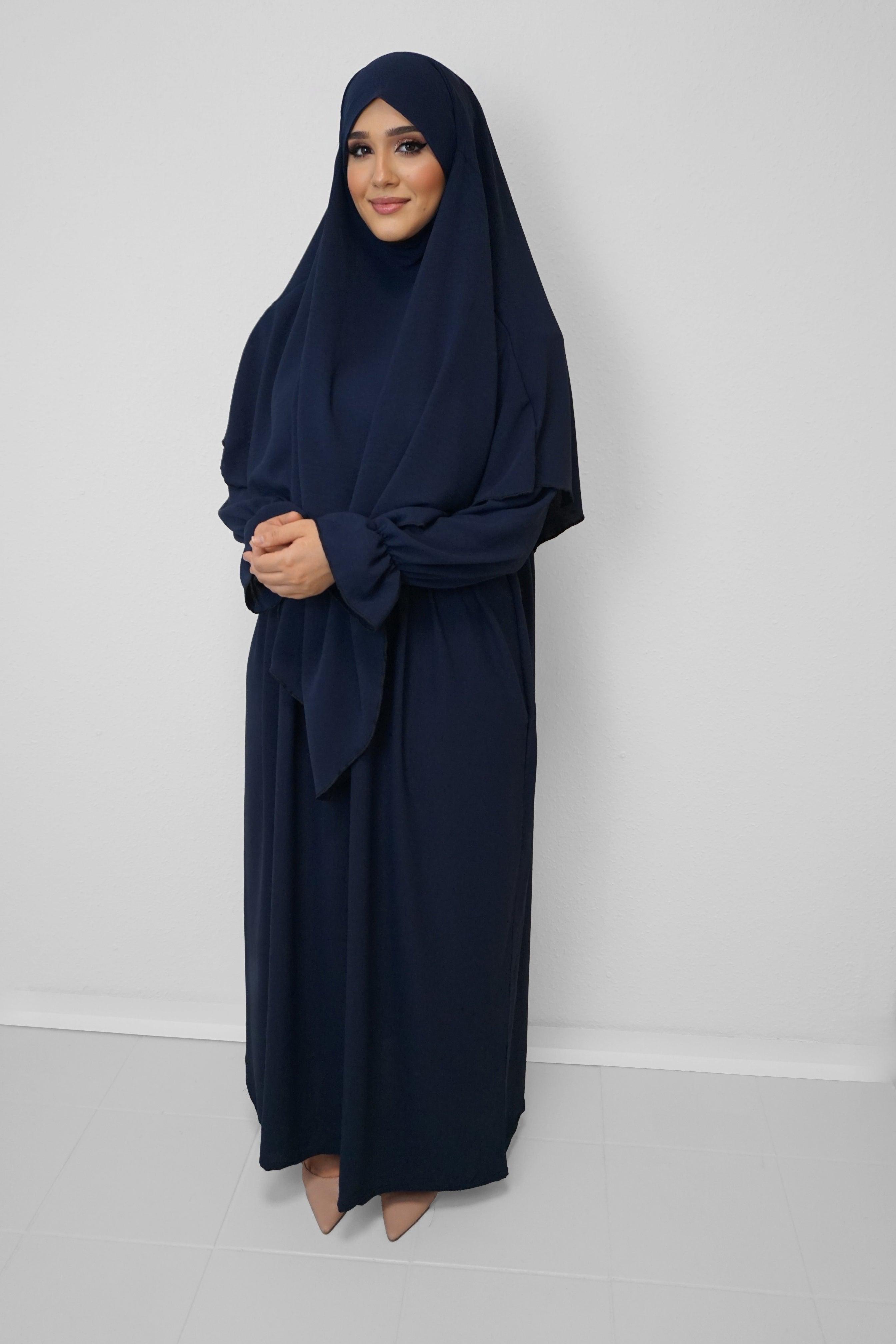 Jazz Khimar-Abaya Dunkelblau