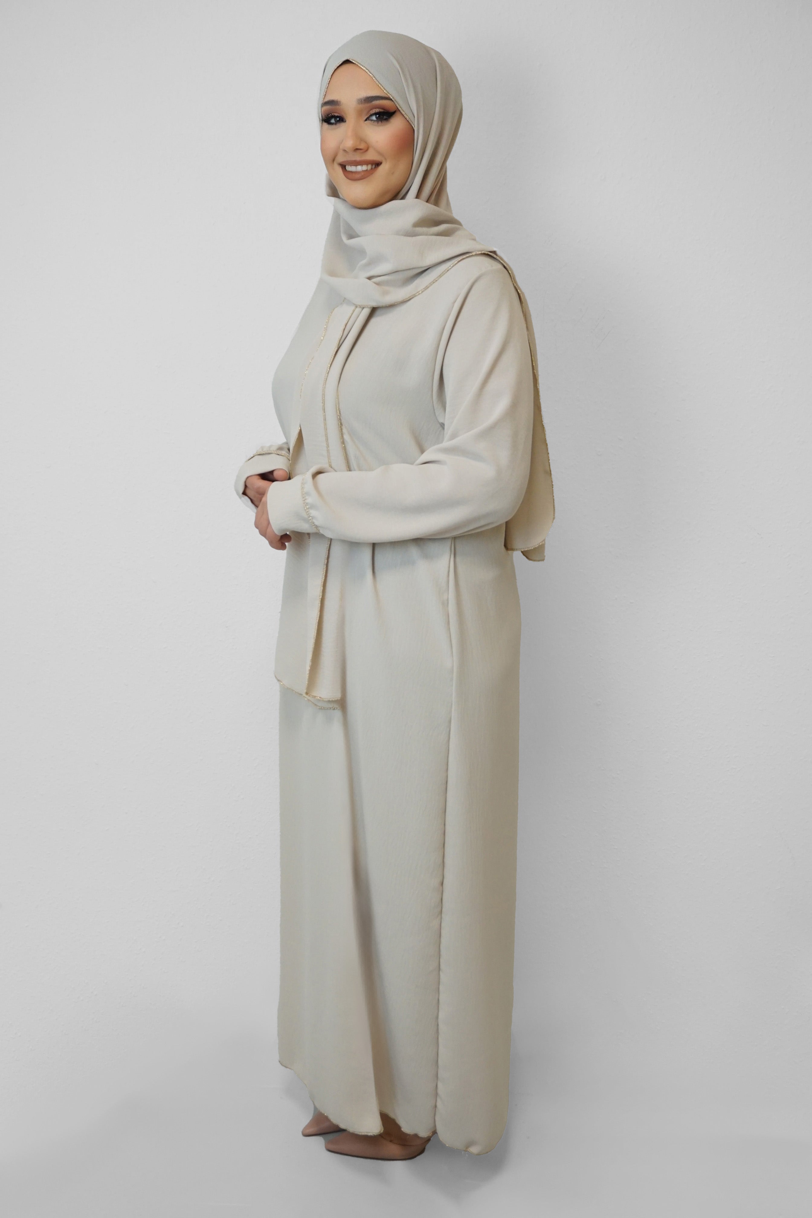 Abaya Cherin Beige