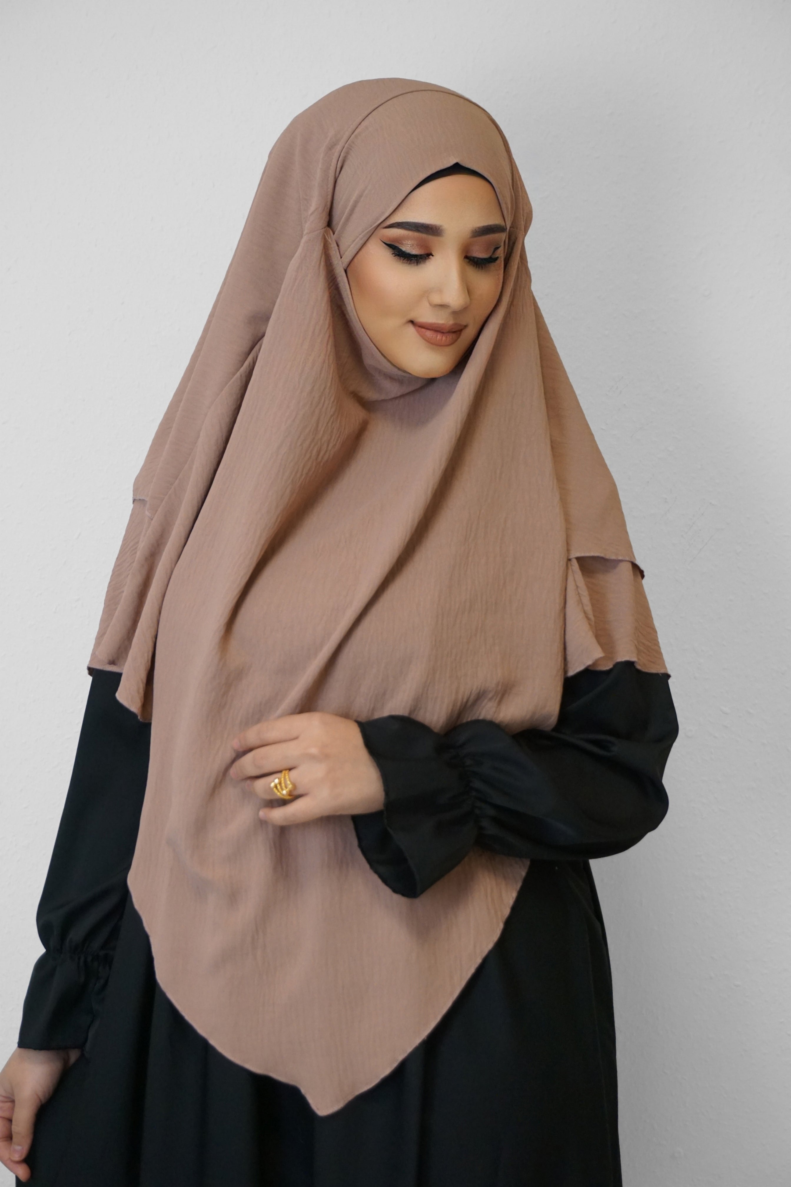 Jazz Khimar 2-lagig Light-Beige