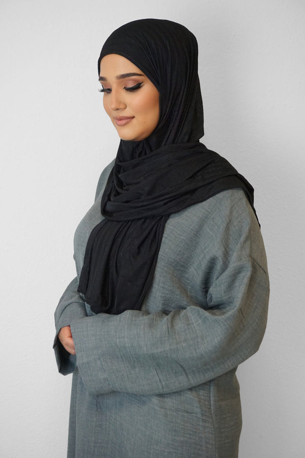Jersey Ripped Elegance Schwarz
