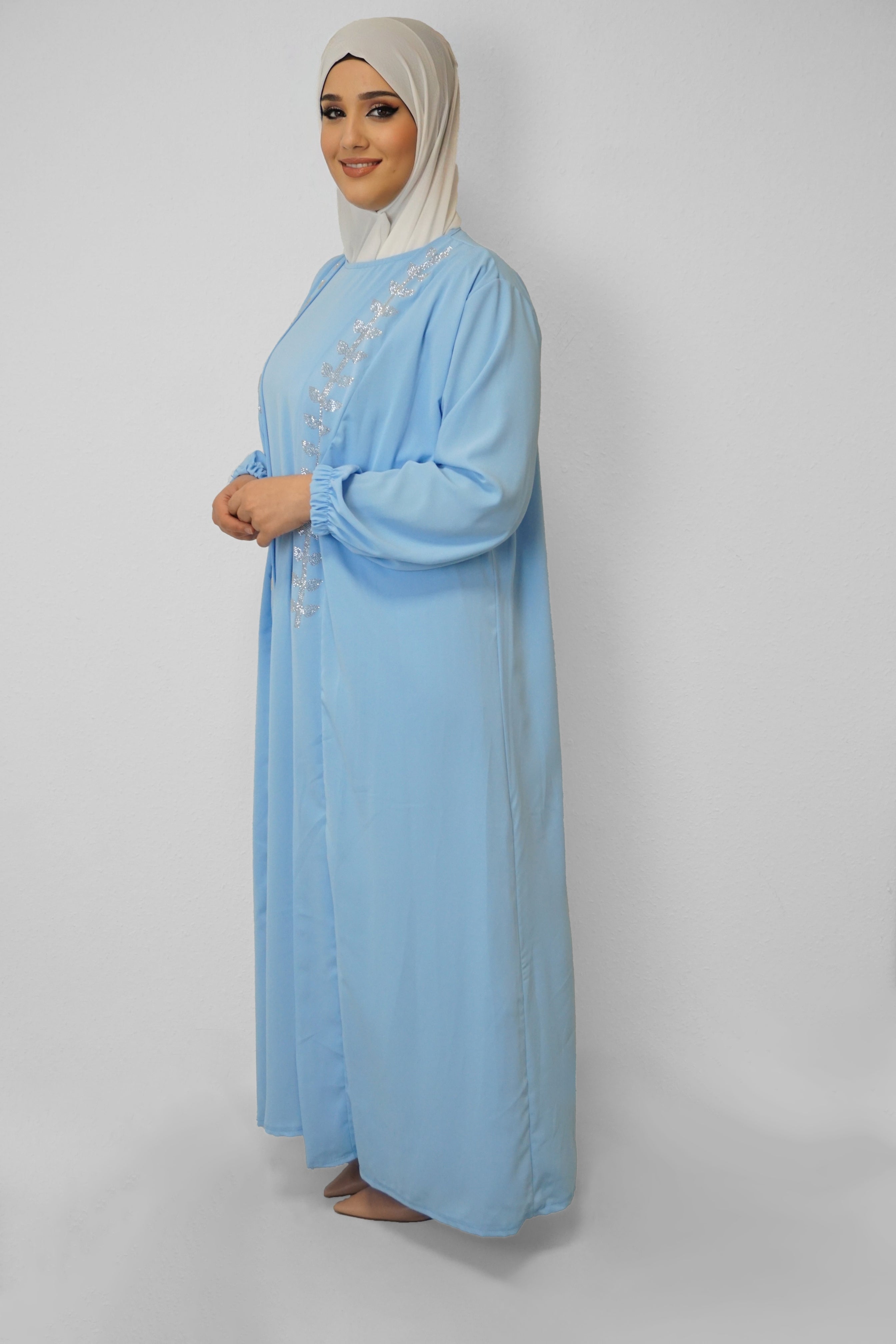 Abaya Charlyn Wasserblau