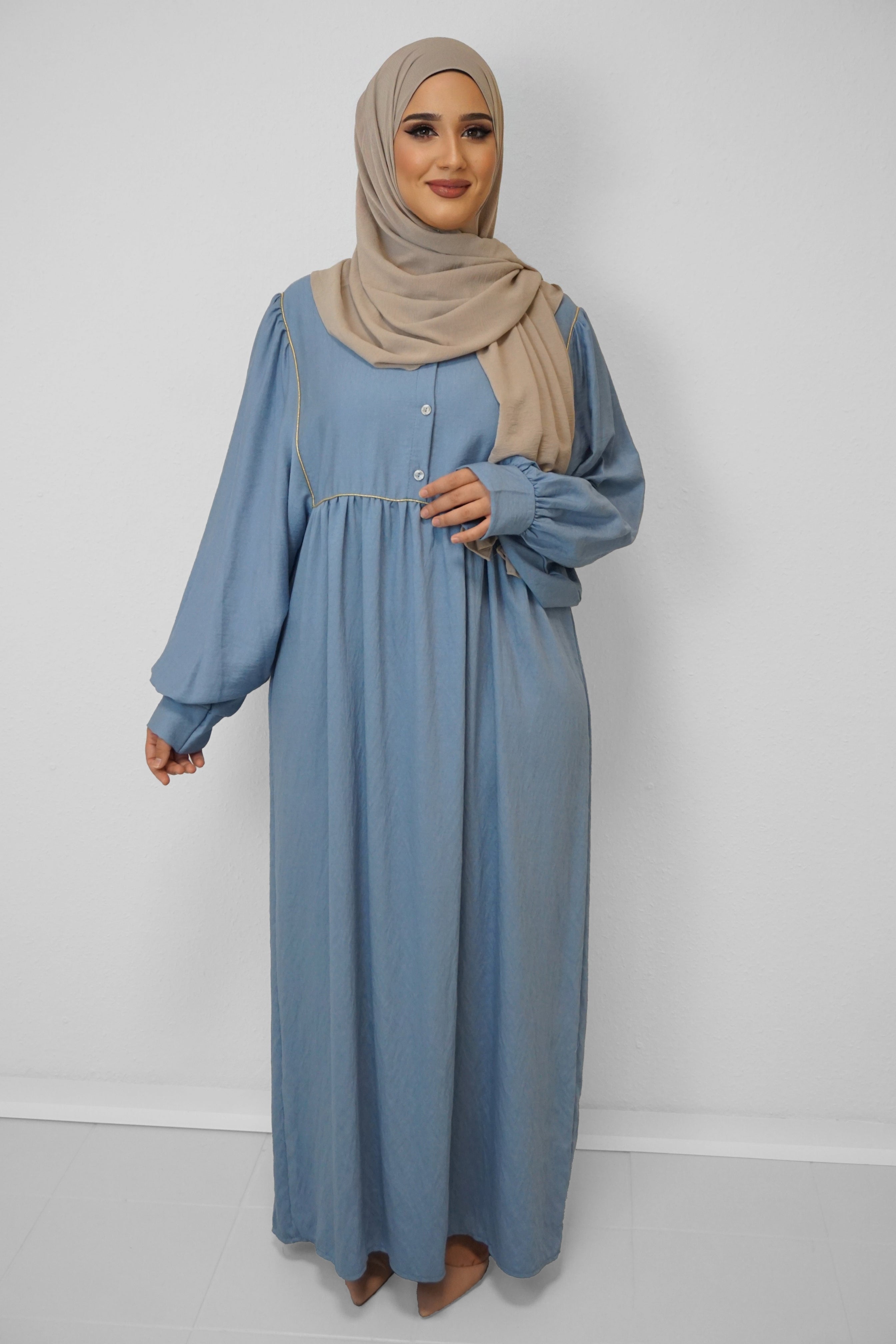 Abaya Mali Hellblau