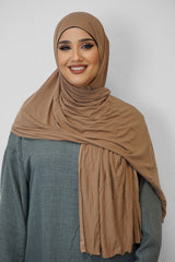 Jersey Hijab Fiza Karamell