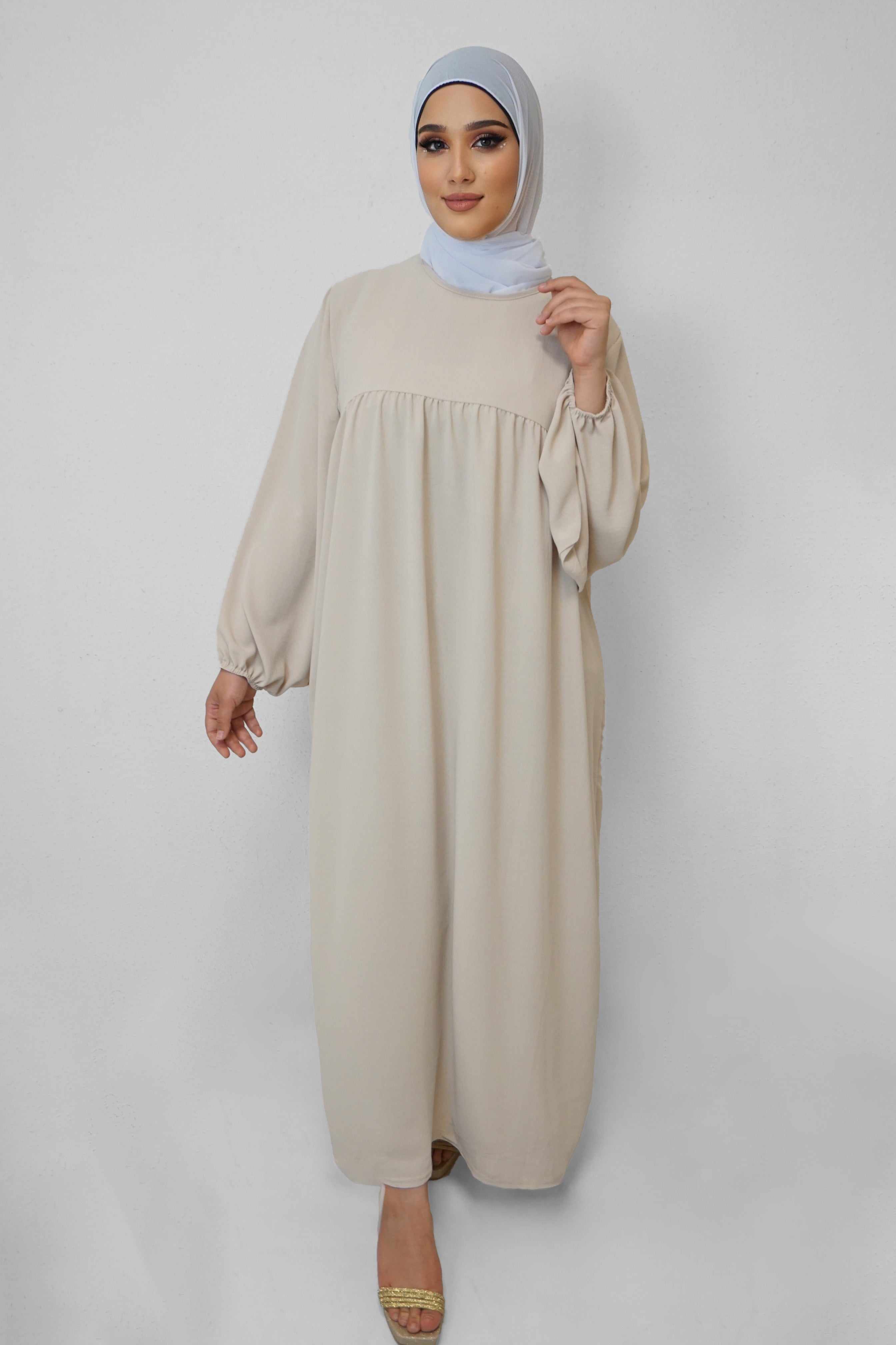 Abaya Faryal Elfenbein