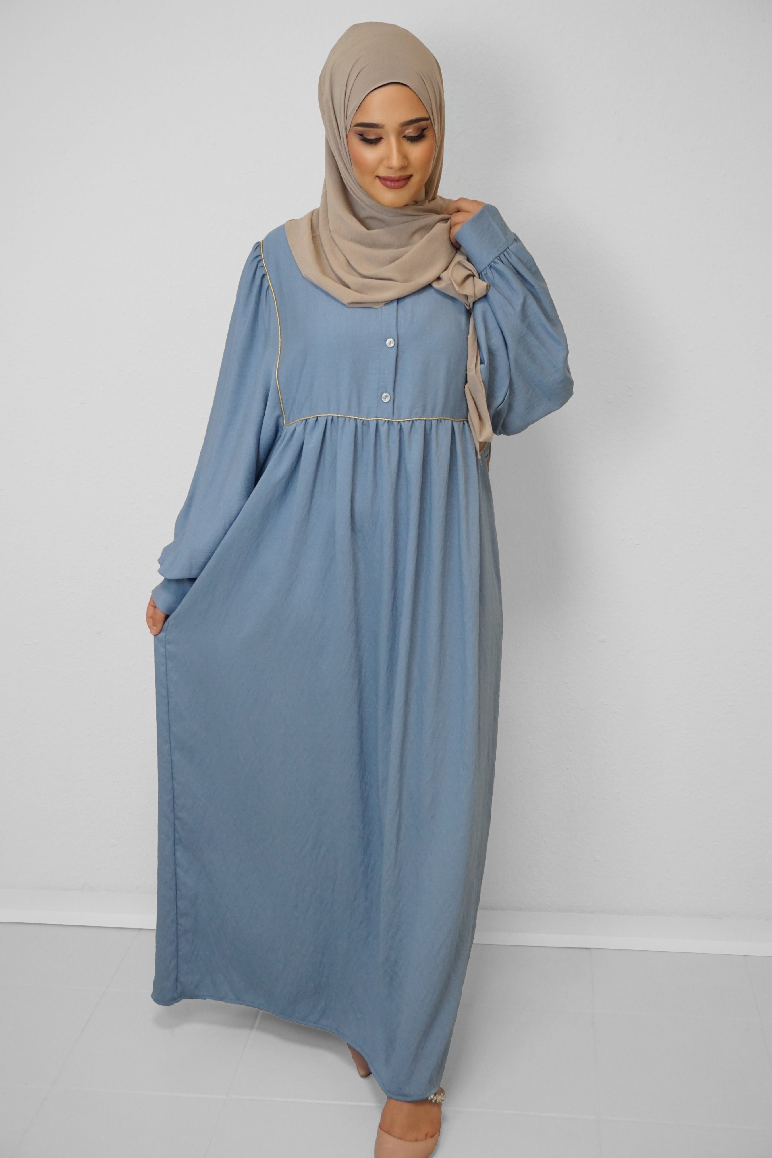 Abaya Mali Hellblau