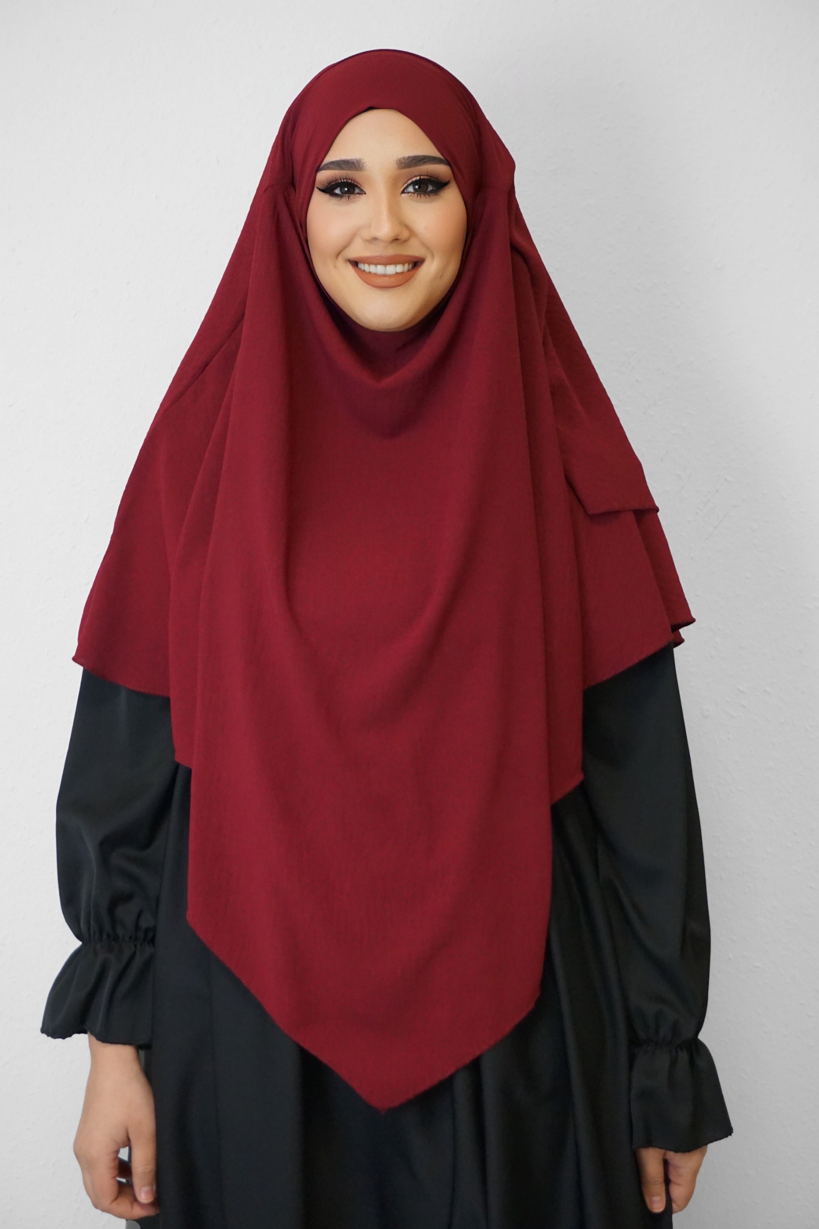 Jazz Khimar 2-lagig Bordeaux