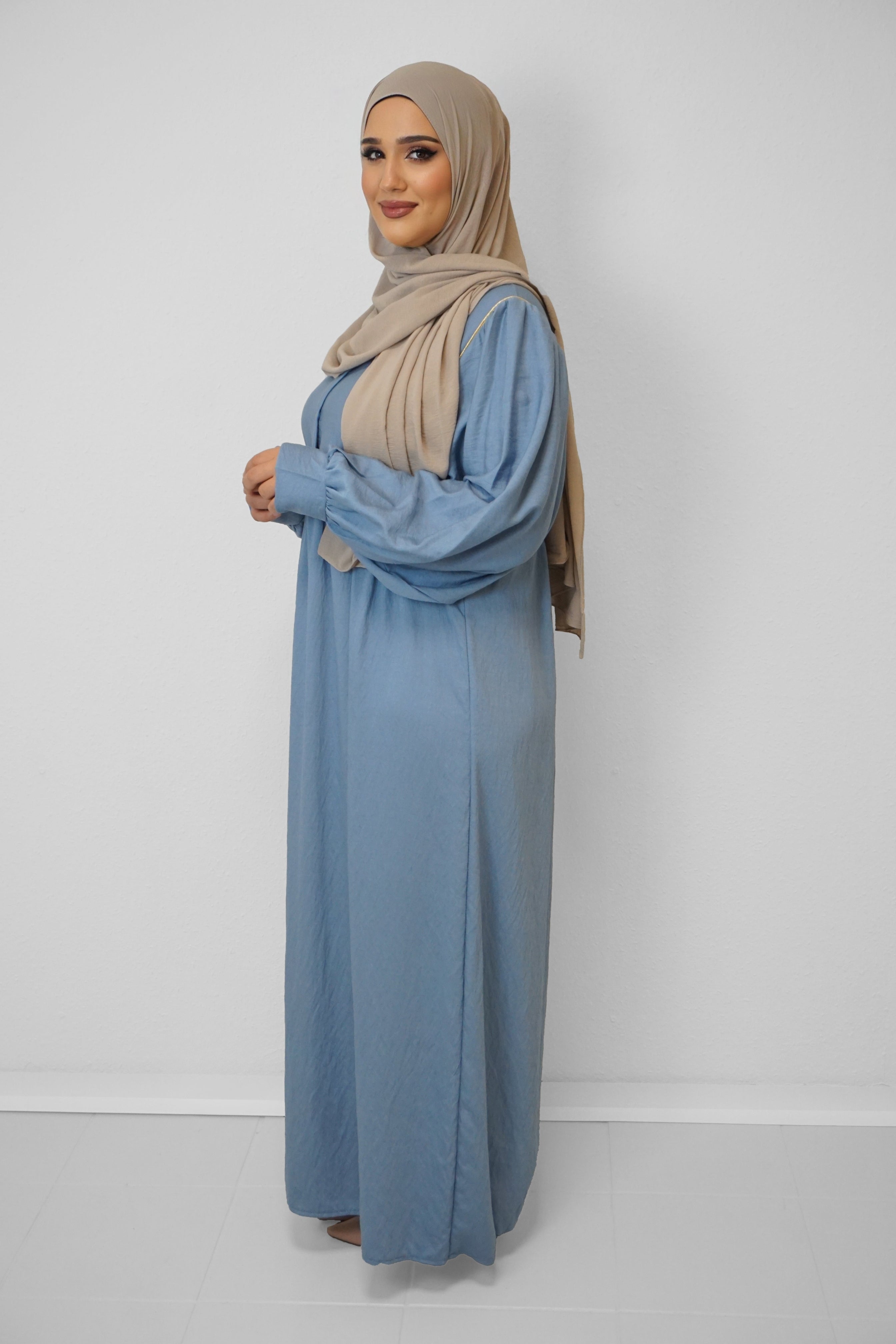 Abaya Mali Hellblau