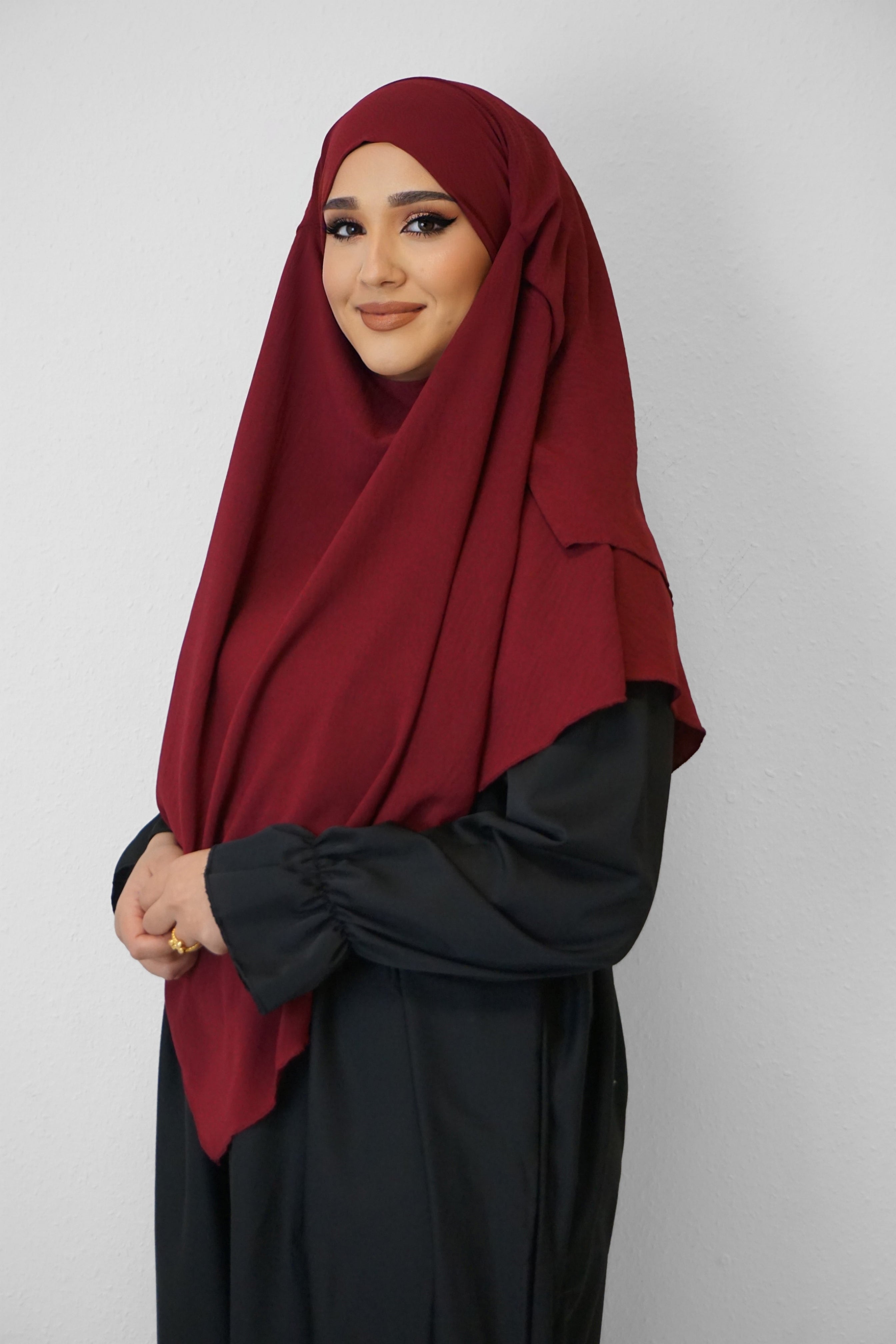 Jazz Khimar 2-lagig Bordeaux