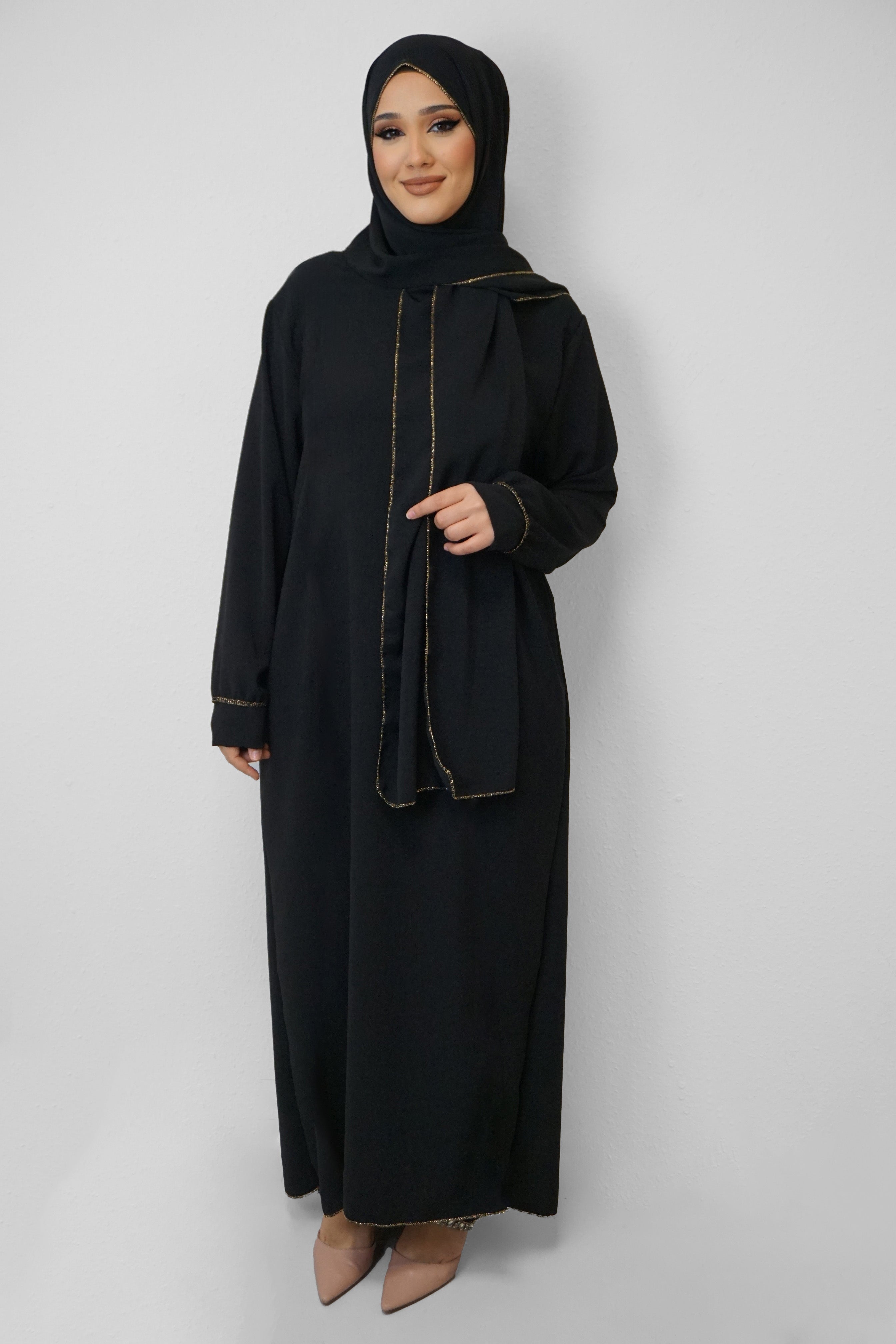 Abaya Cherin Schwarz