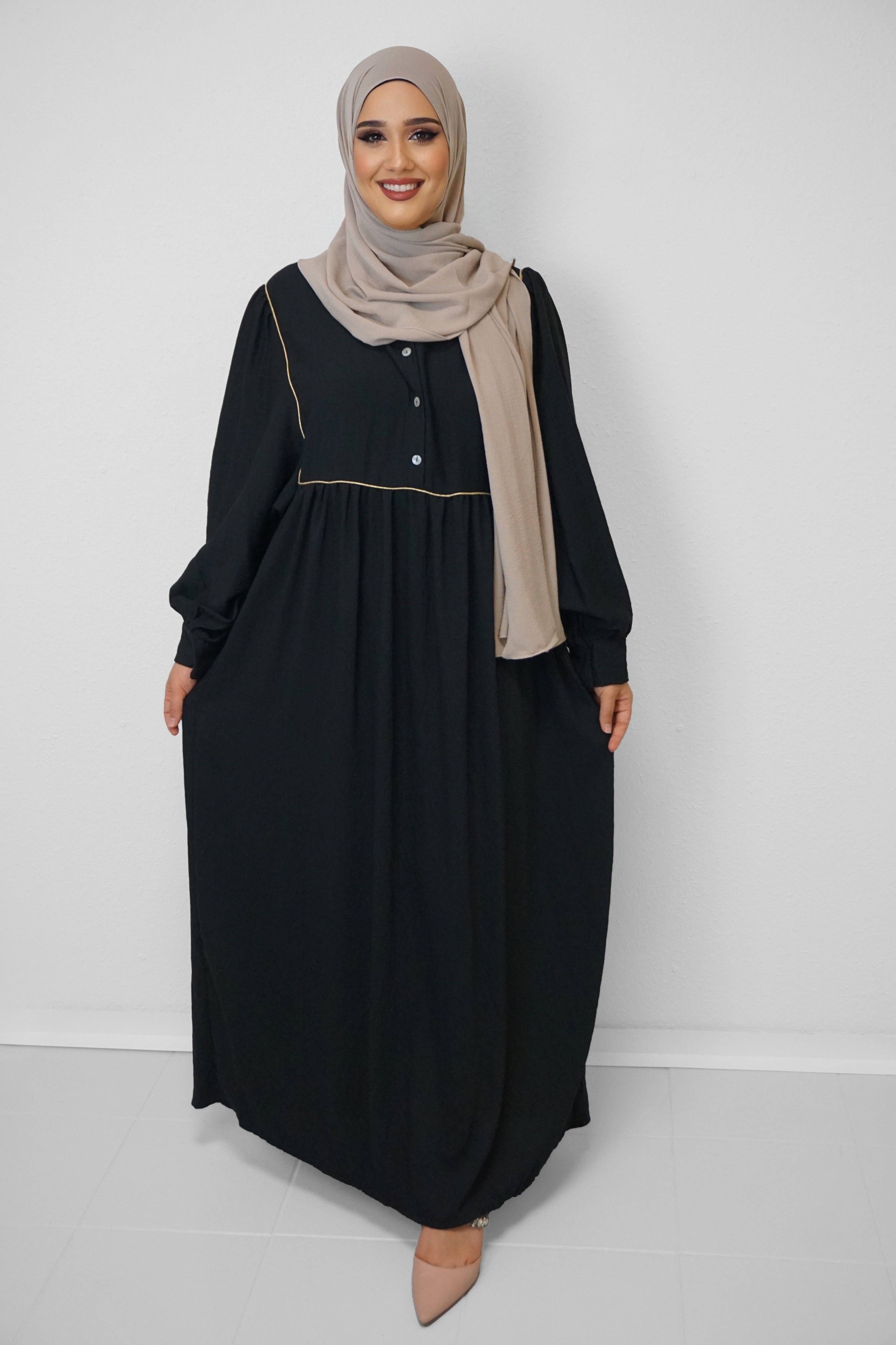 Abaya Mali Schwarz