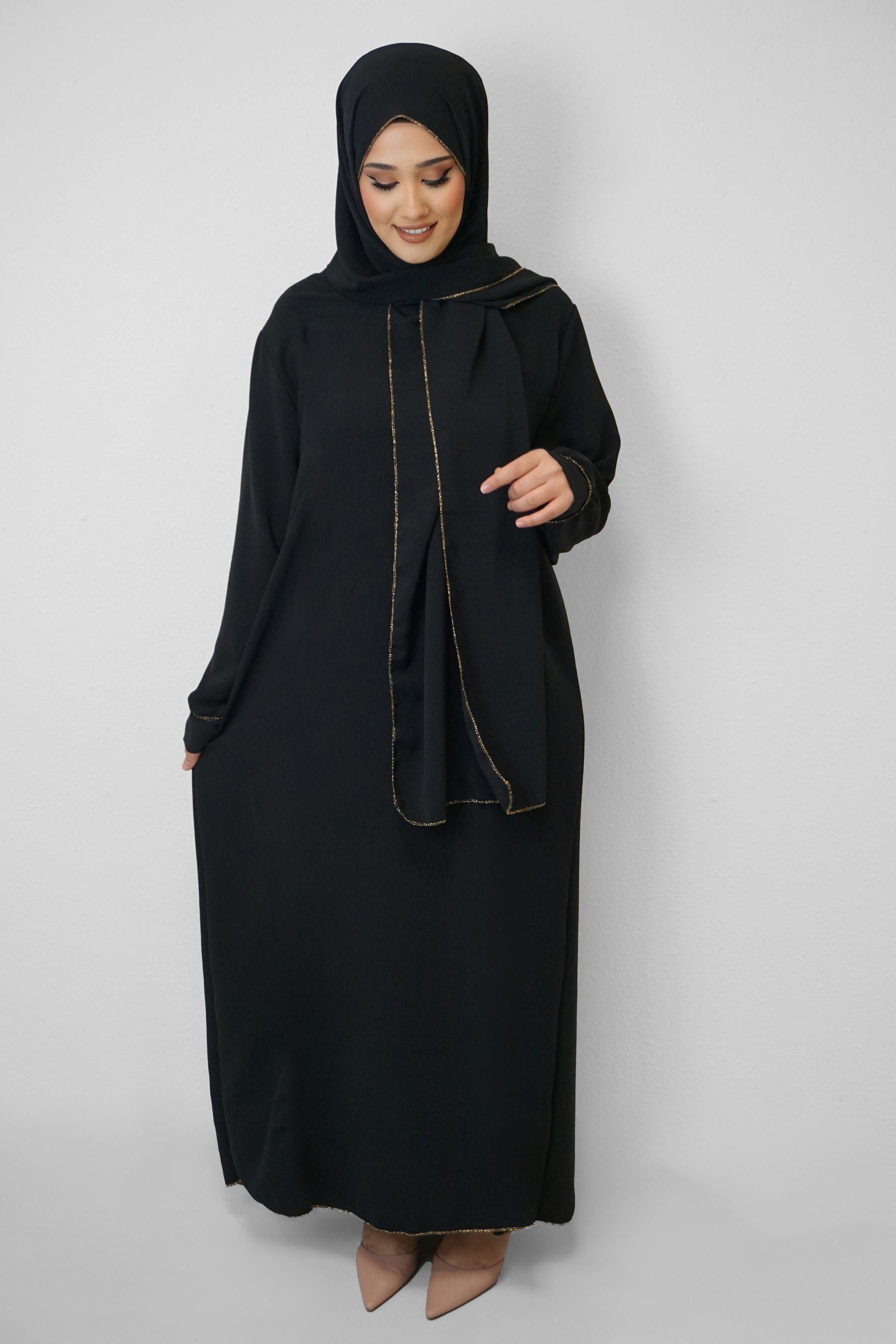 Abaya Cherin Schwarz