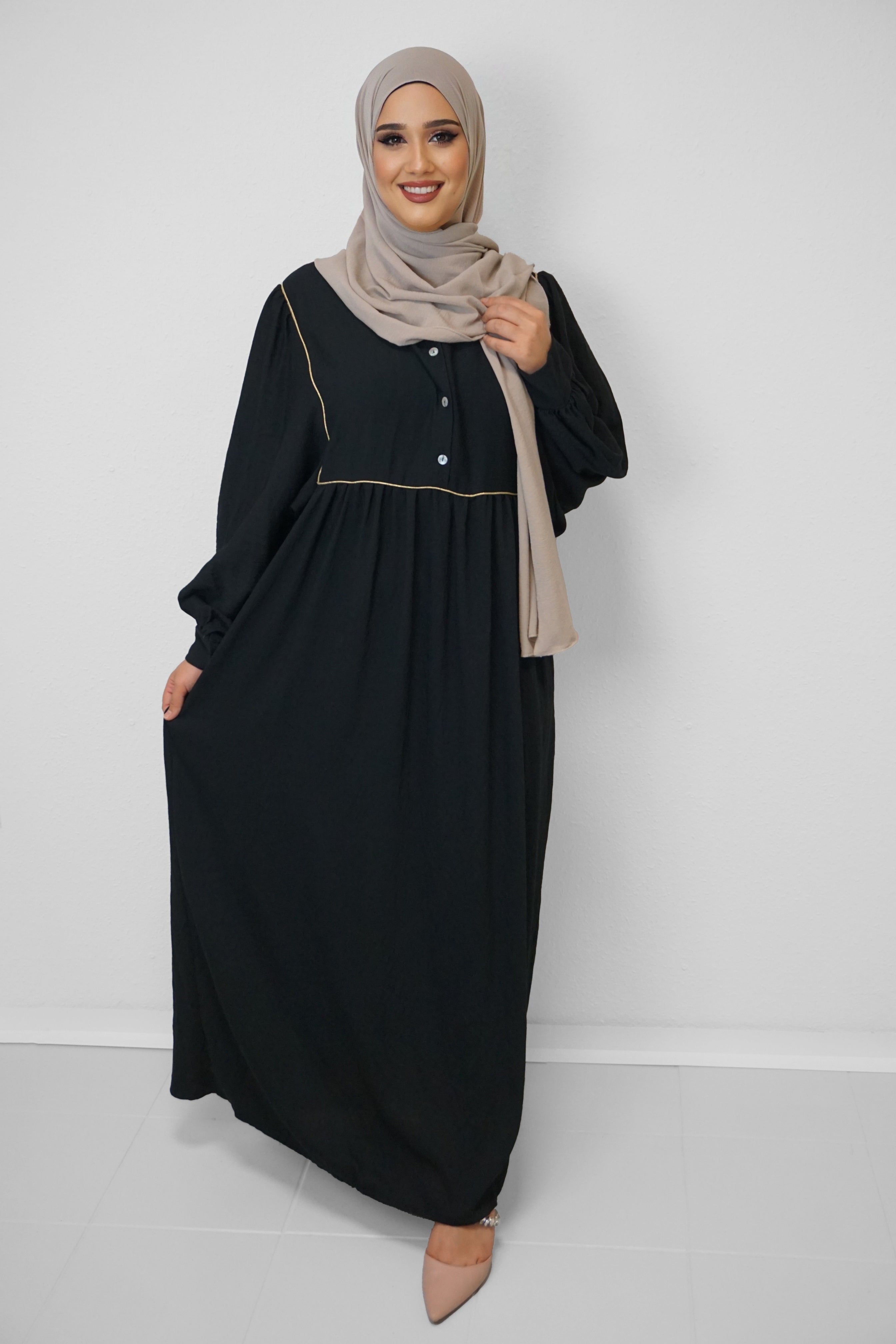 Abaya Mali Schwarz