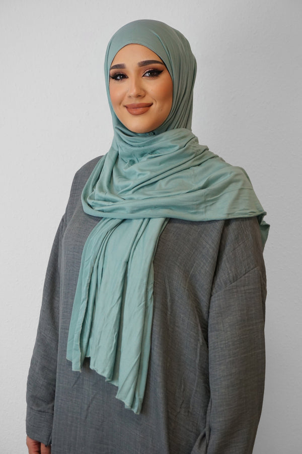 Jersey Hijab Fiza Pistazie