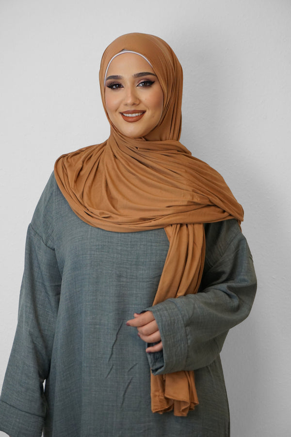 Jersey XL Hijab Camel