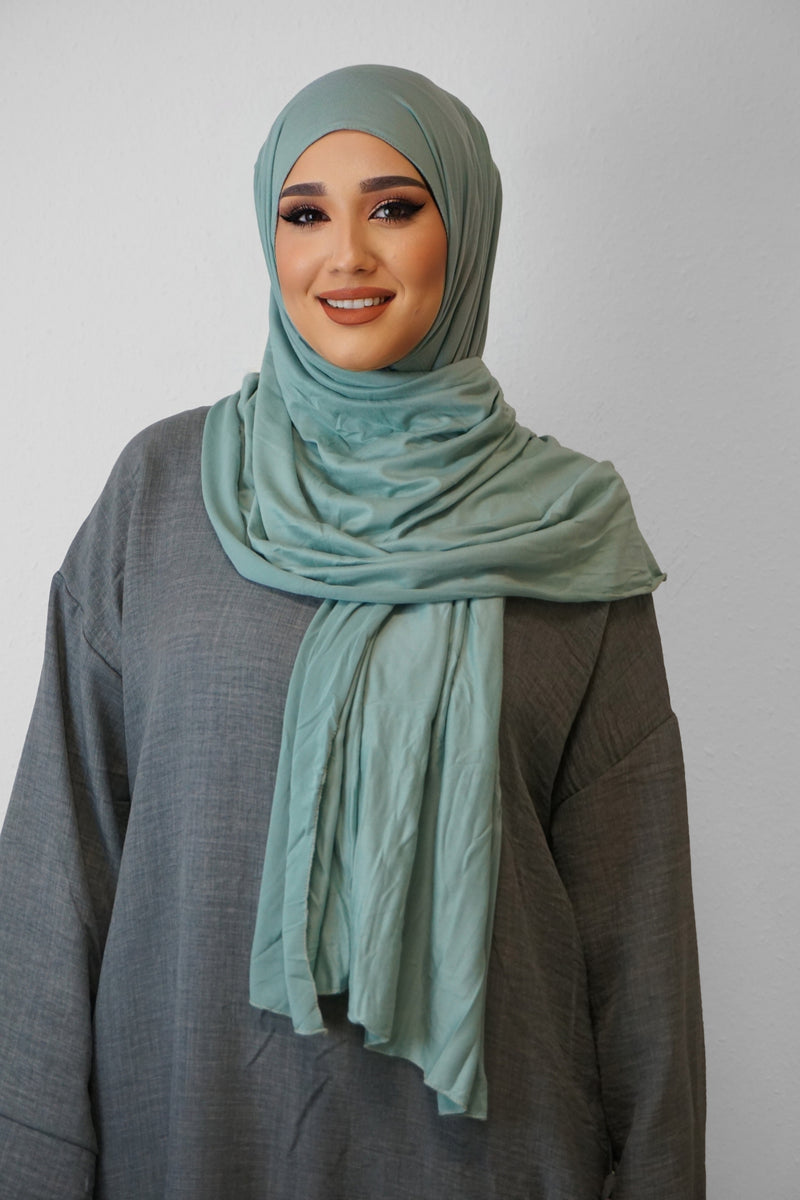 Jersey Hijab Fiza Pistazie