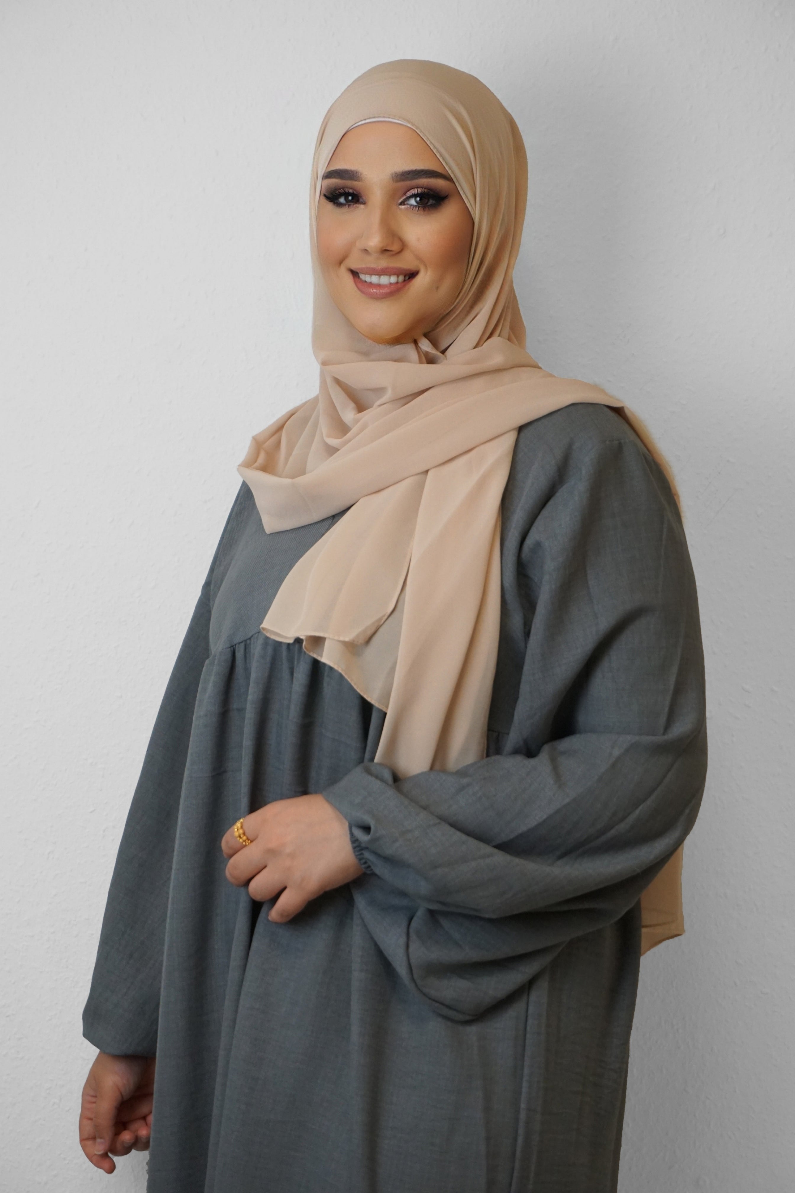 Chiffon Hijab Maira Beige