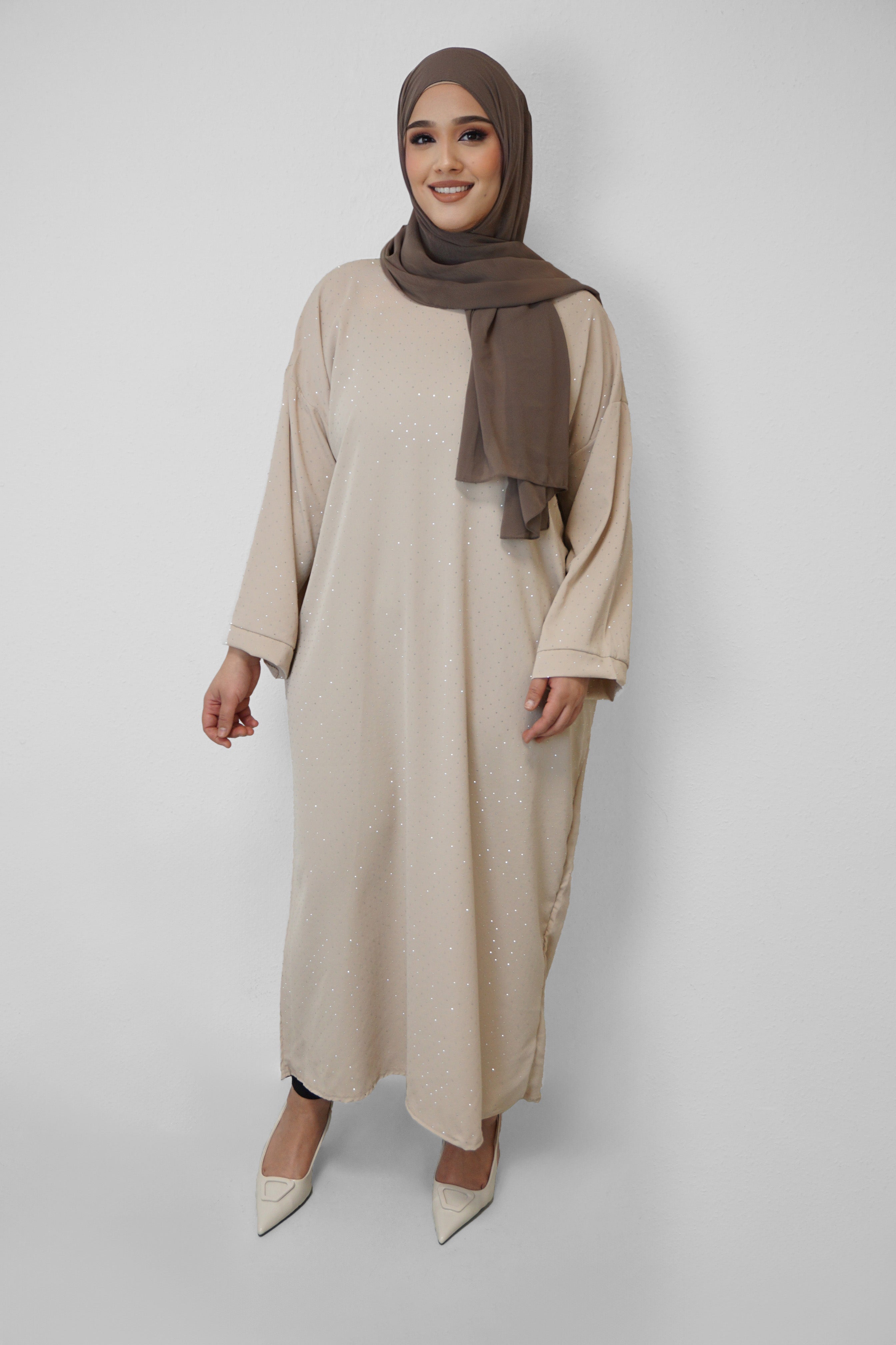 Abaya Serina Beige