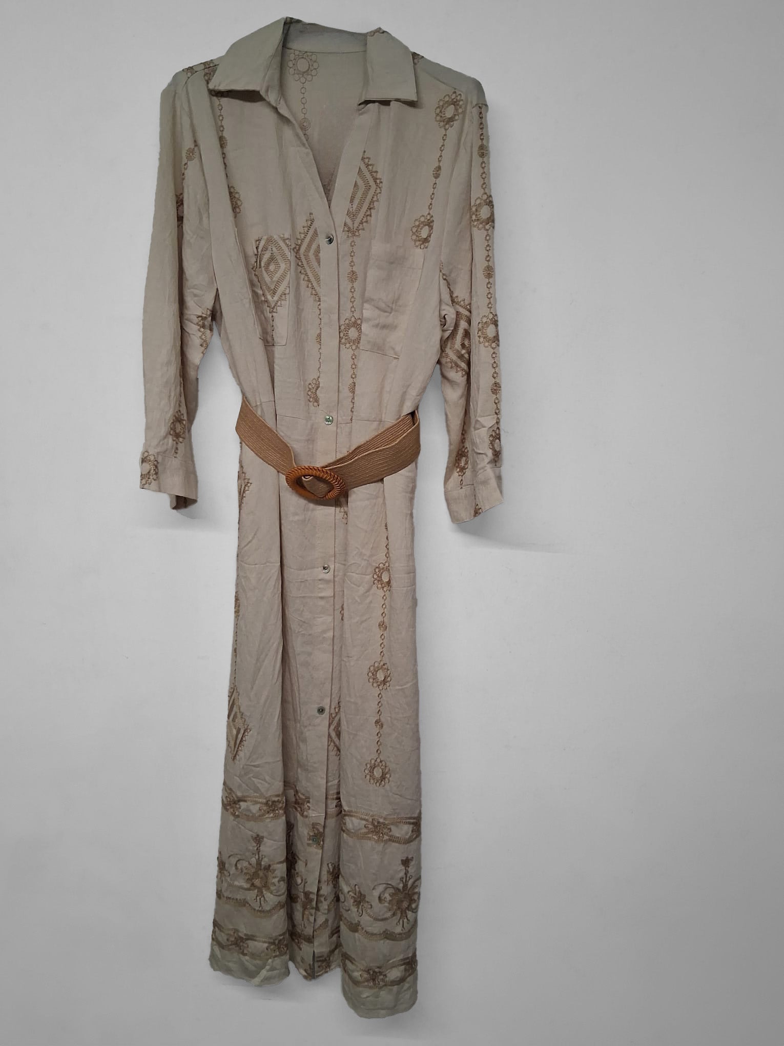 Kleid Evelyn Beige