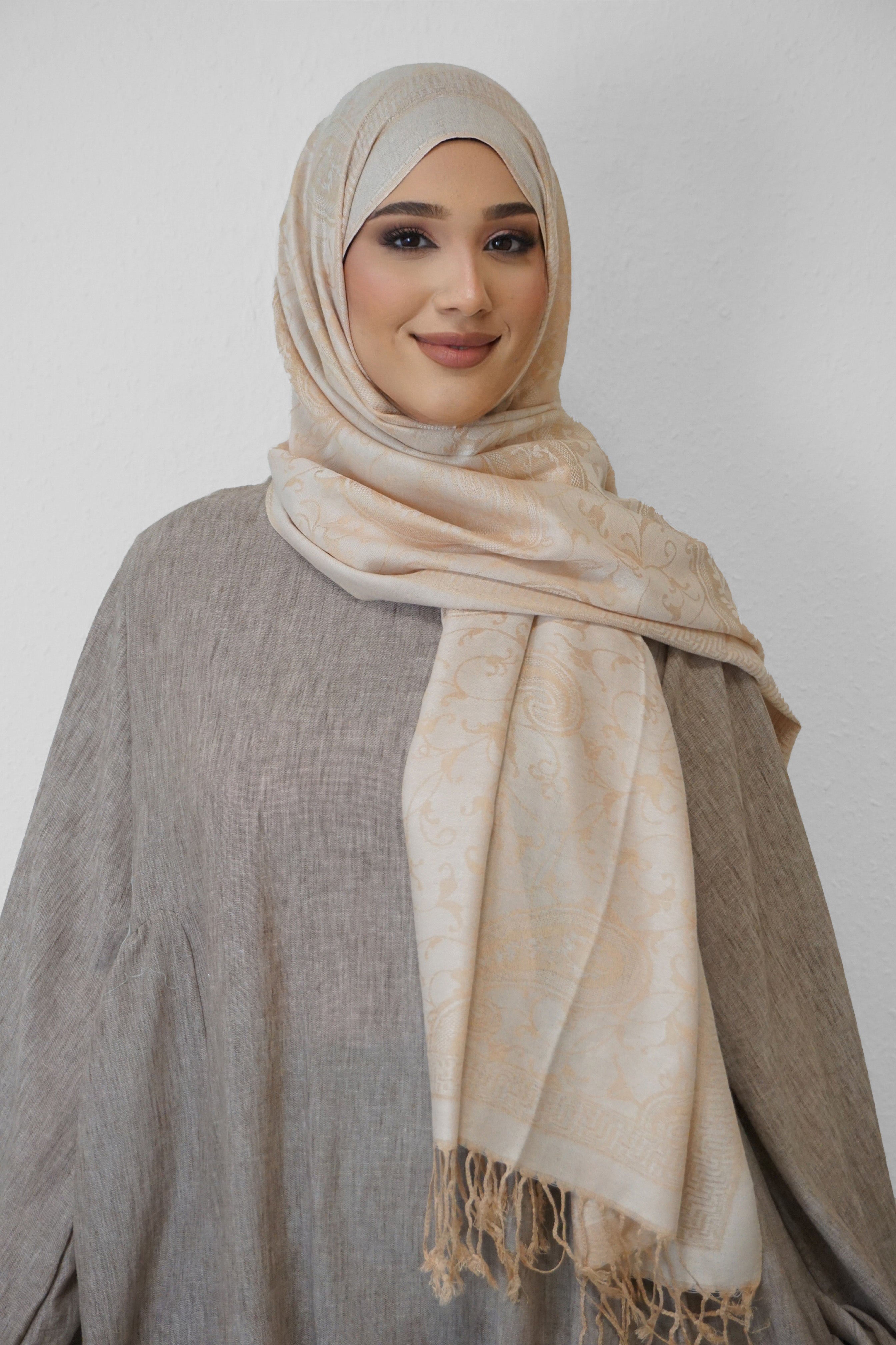 Pashmina Hijab Beige