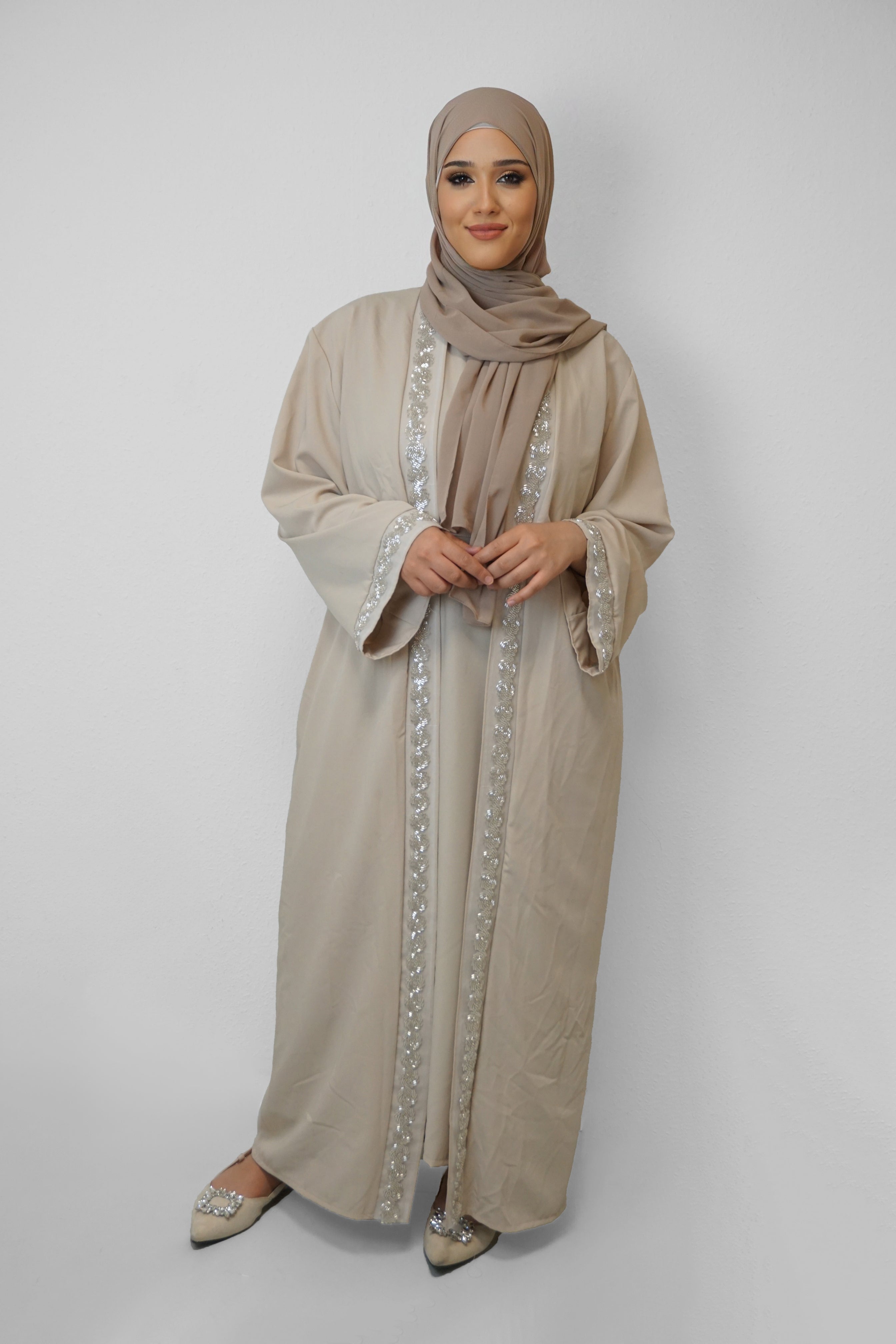 Zweiteiler Abaya Melika Beige