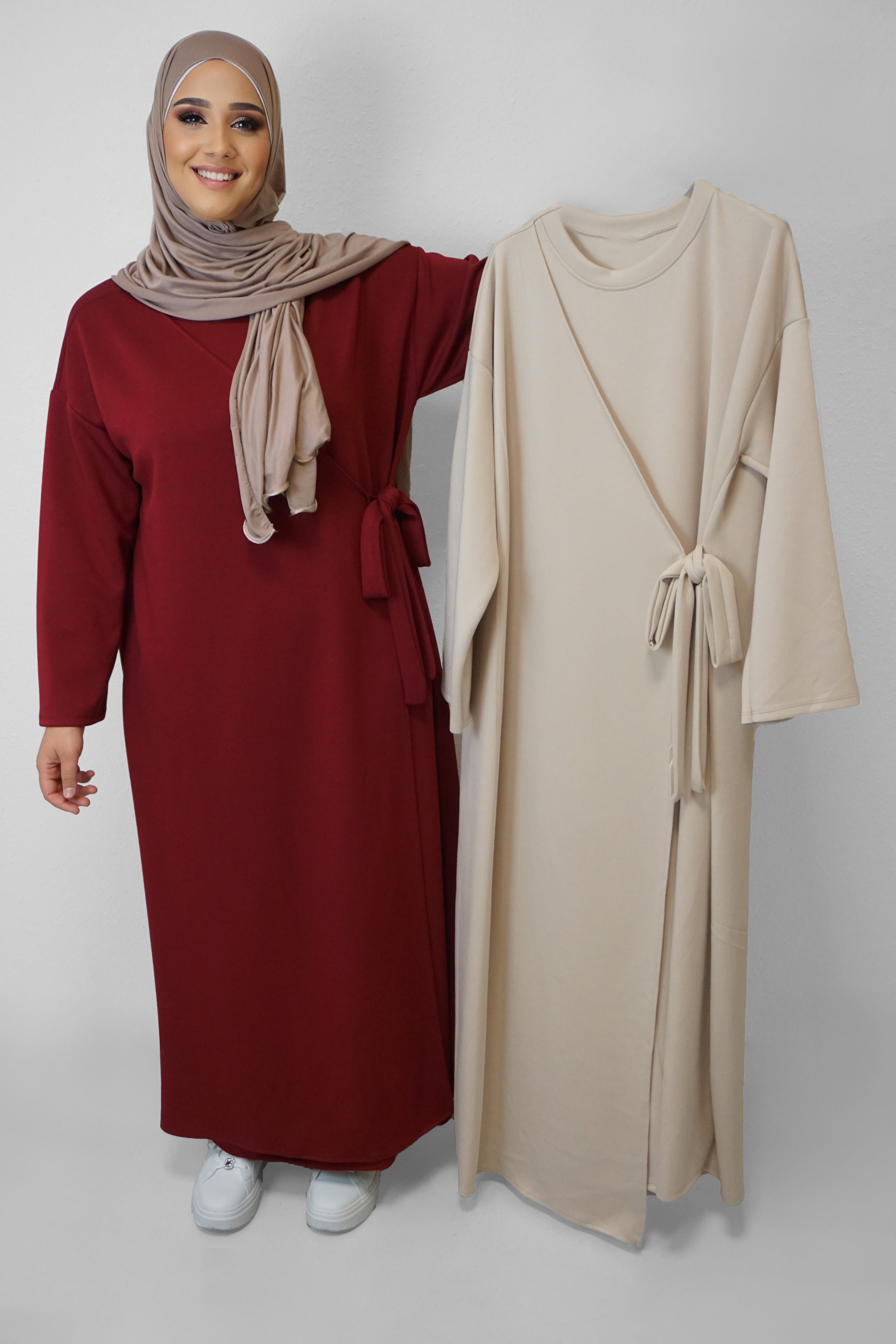 Kleid Necla Beige