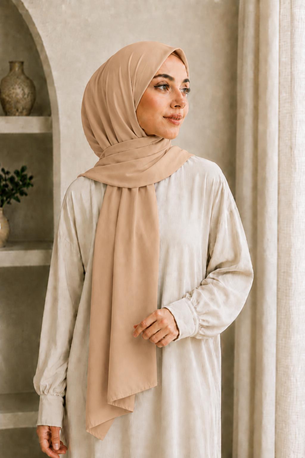 Modal Hijab Beige