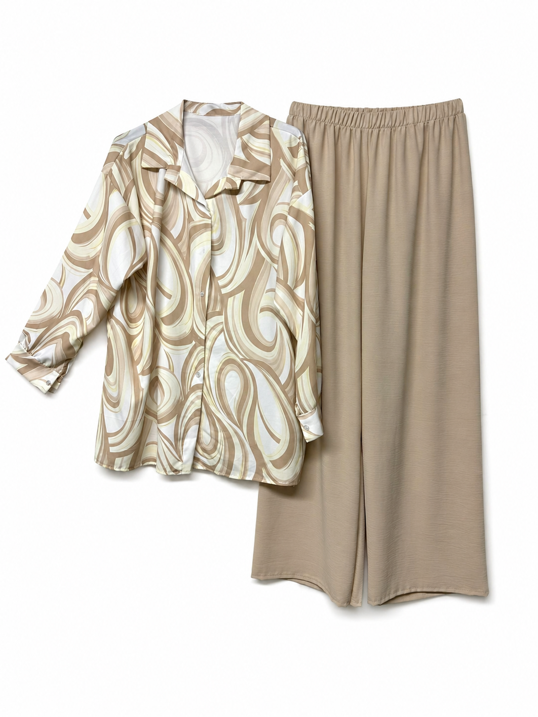 Zwei-Teiler Hose Yavanna Beige