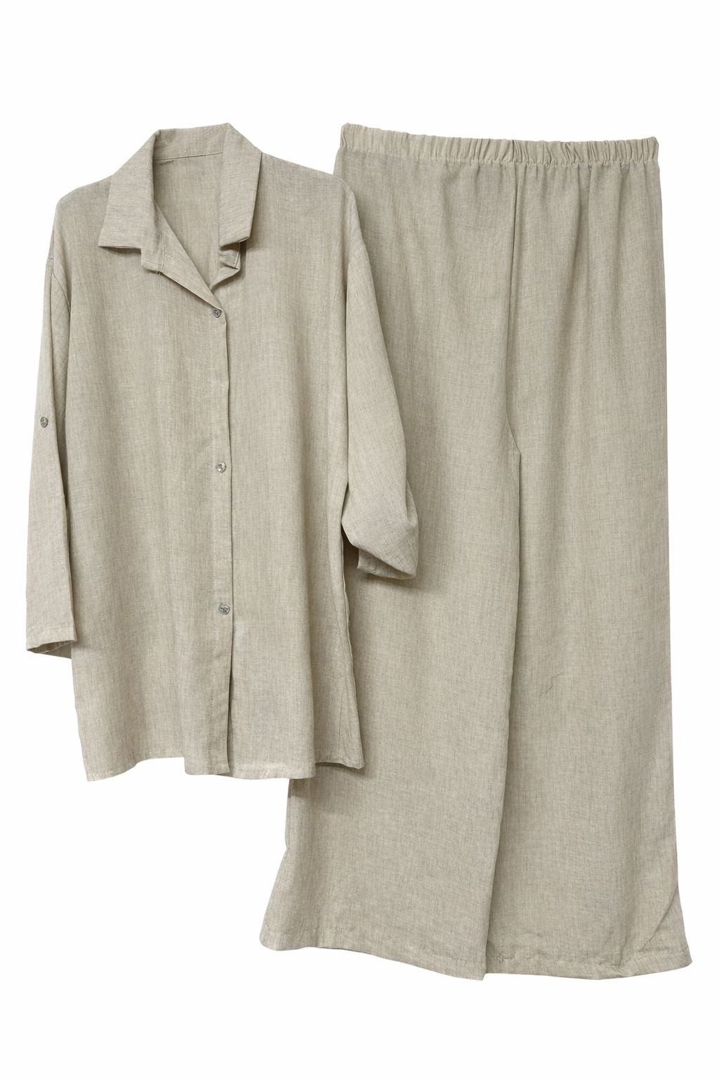 Zwei-Teiler Hose Rosie Beige