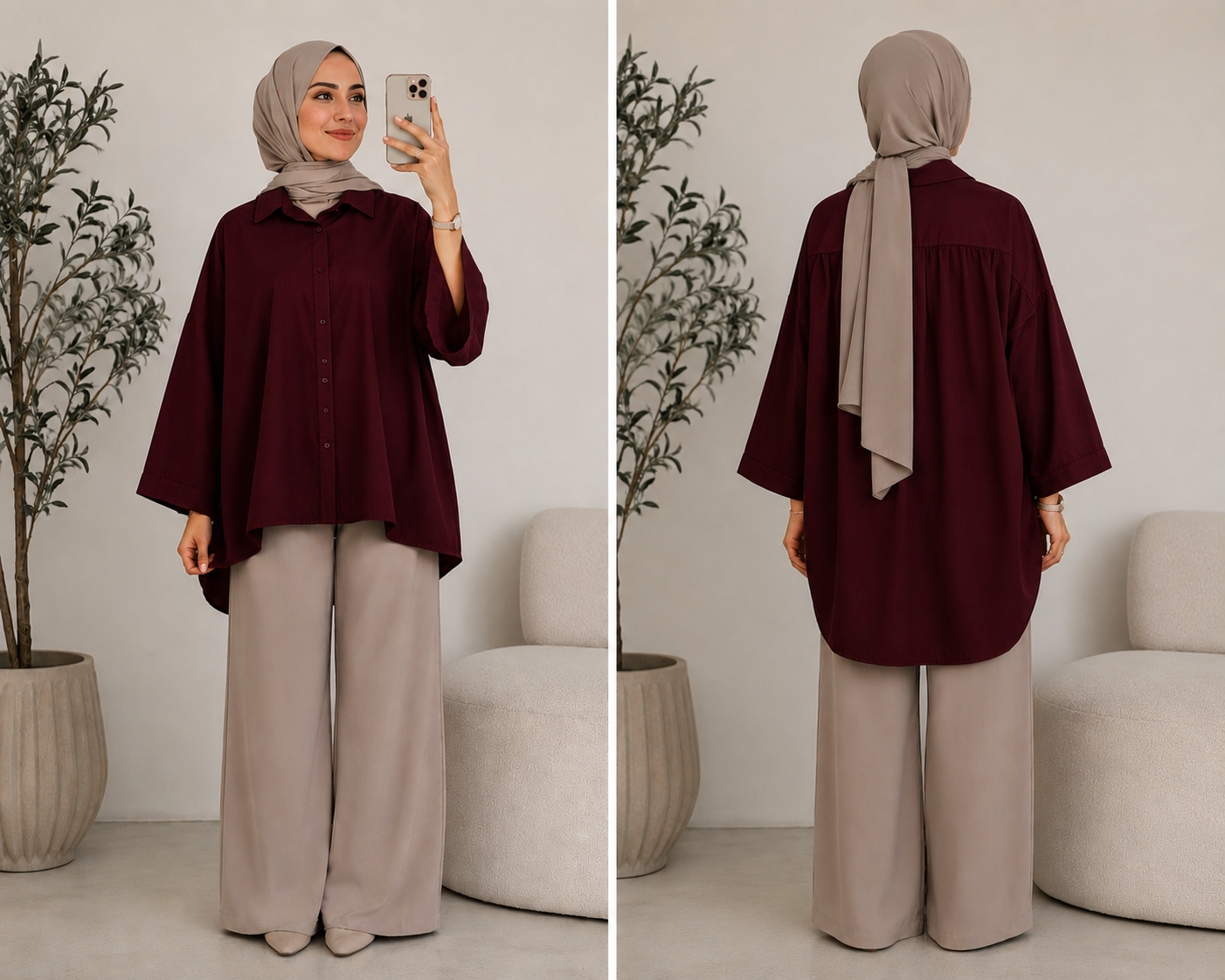 Tunika Bastira Bordeaux
