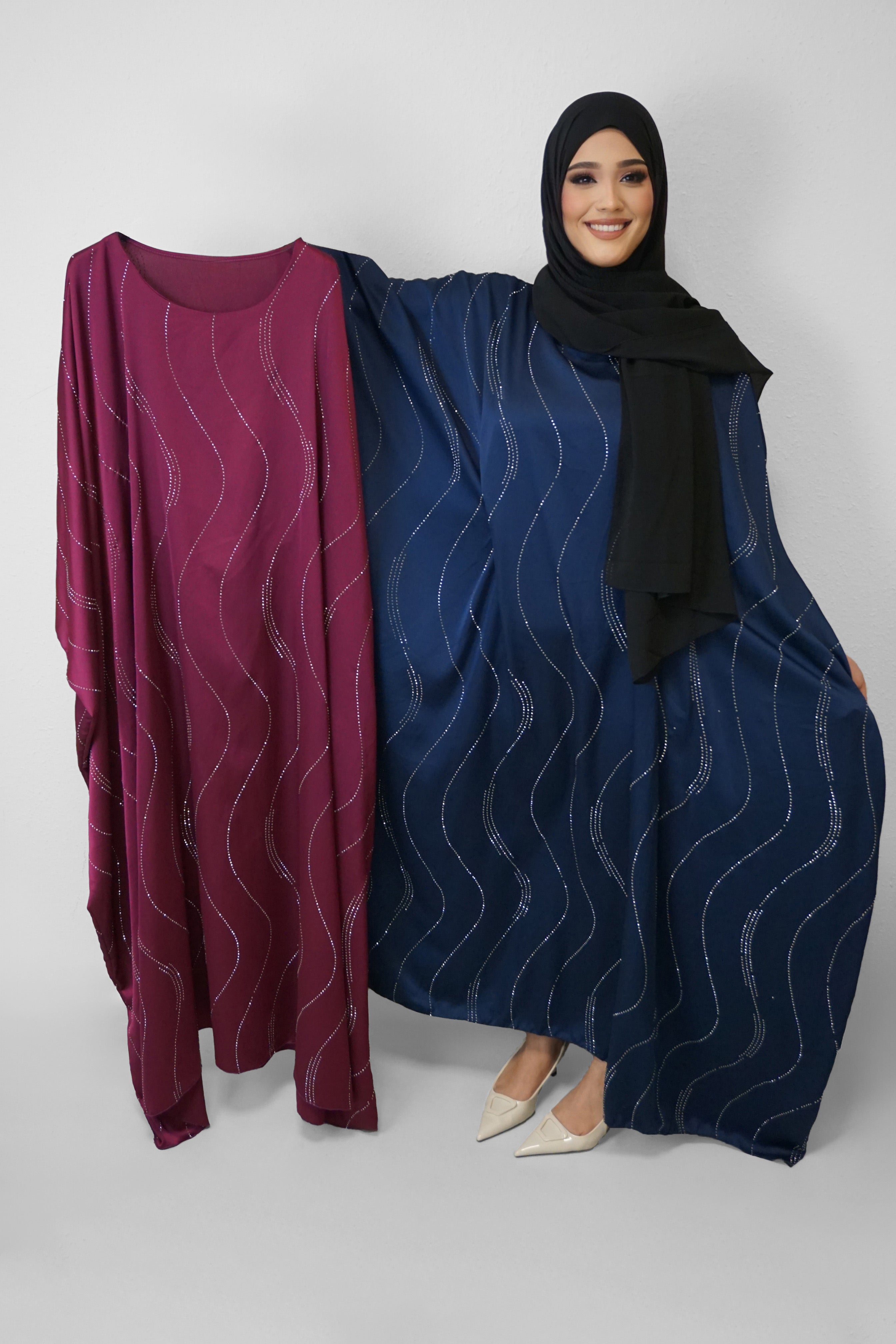 Abaya Ela Bordeaux
