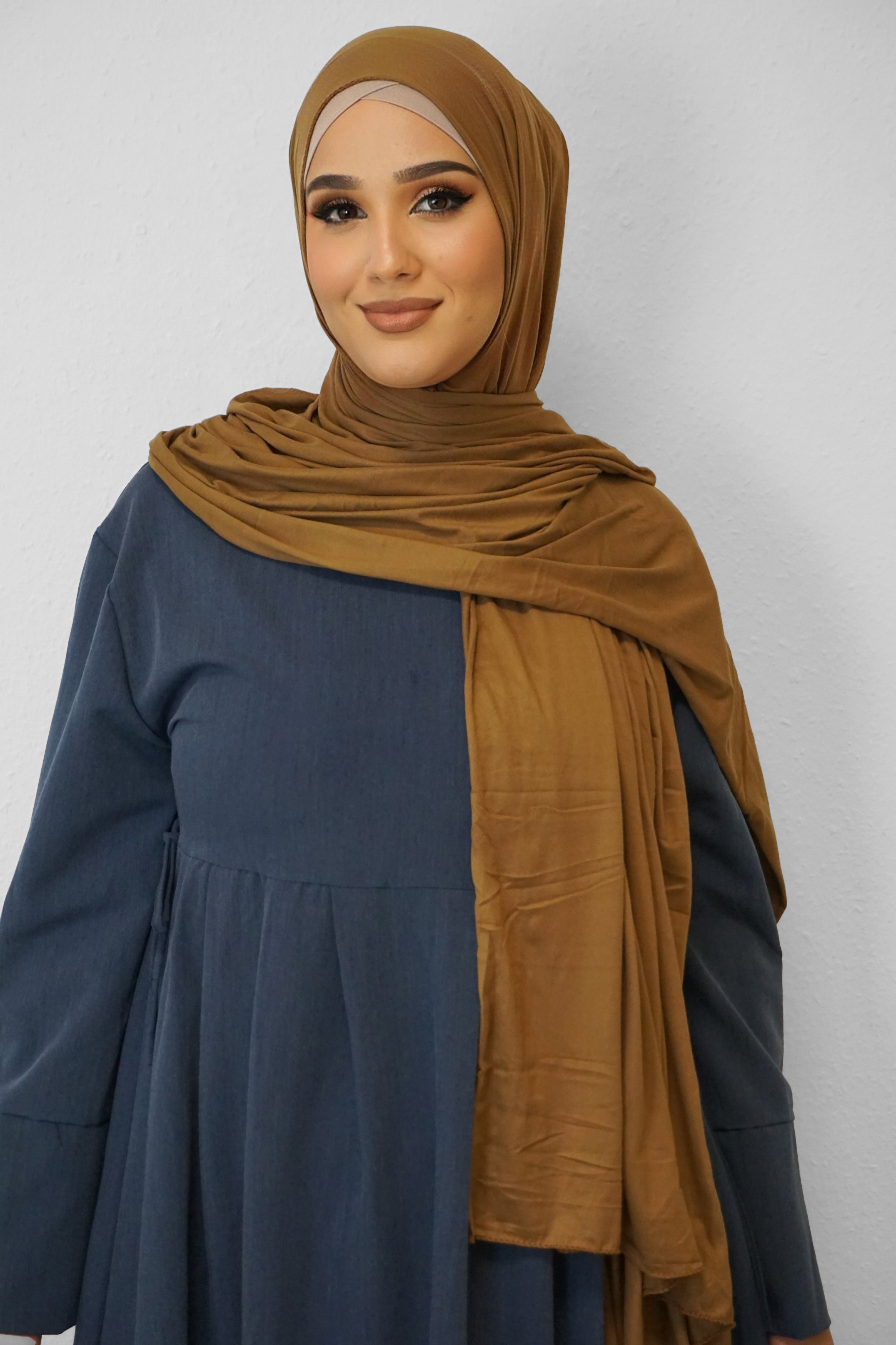 Jersey XL Hijab Camel