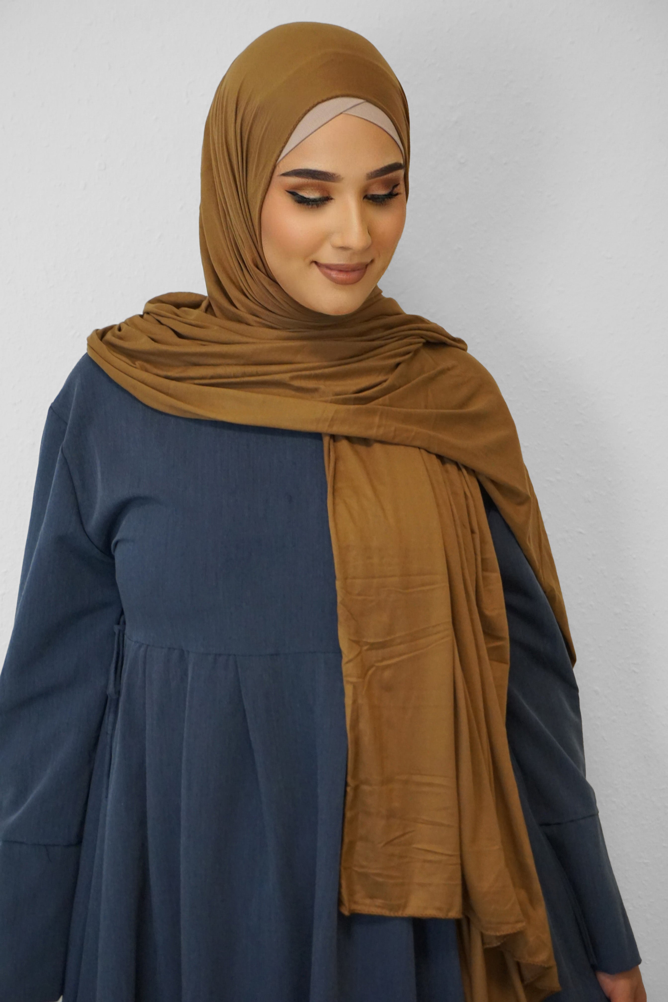 Jersey XL Hijab Camel