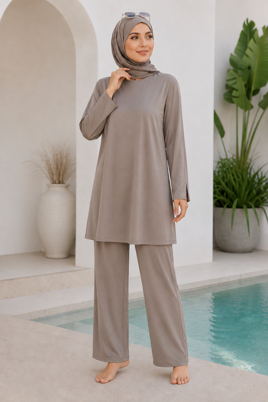 Burkini Asil Taupe
