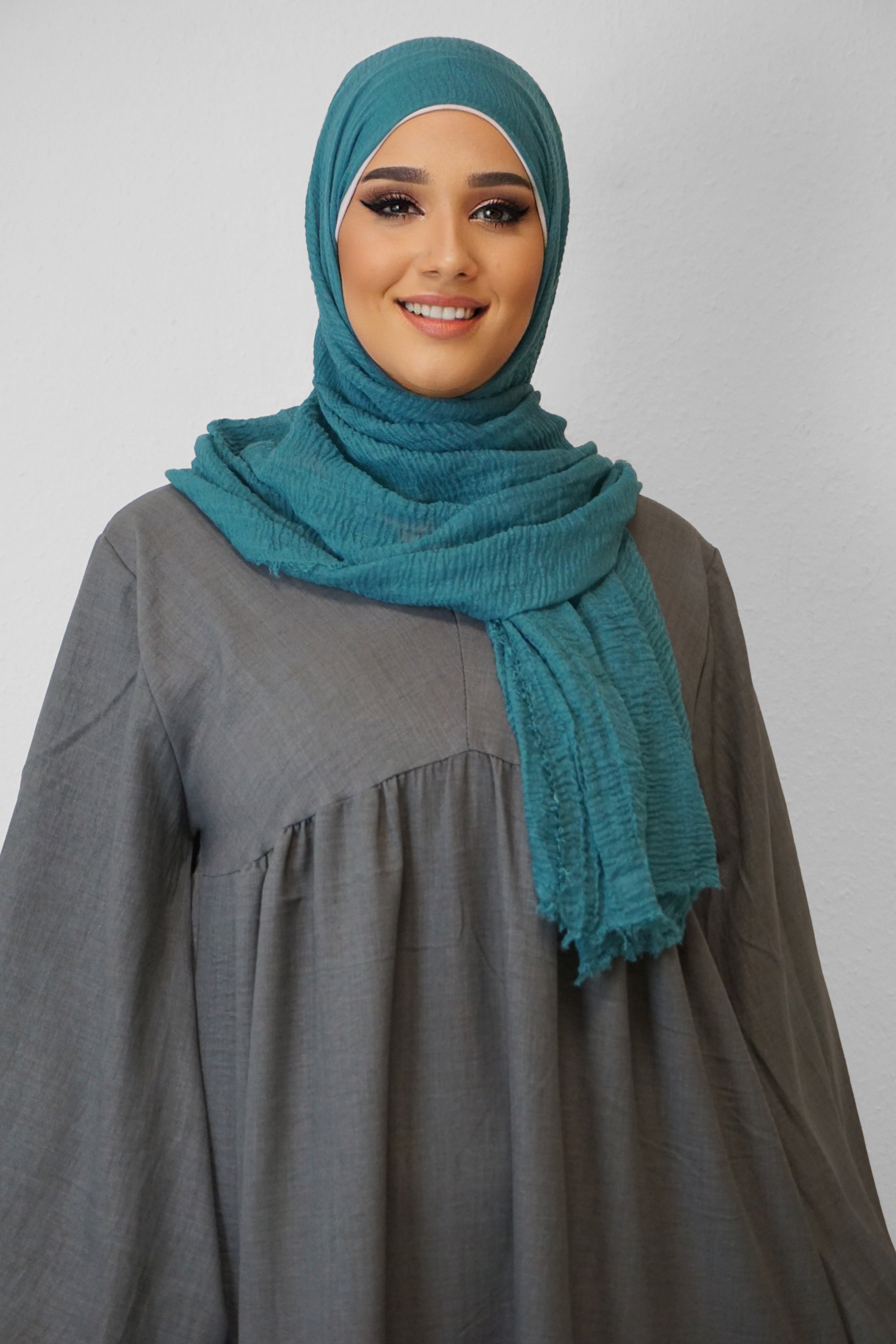 Daily Hijab Dalia Dark-Turkis