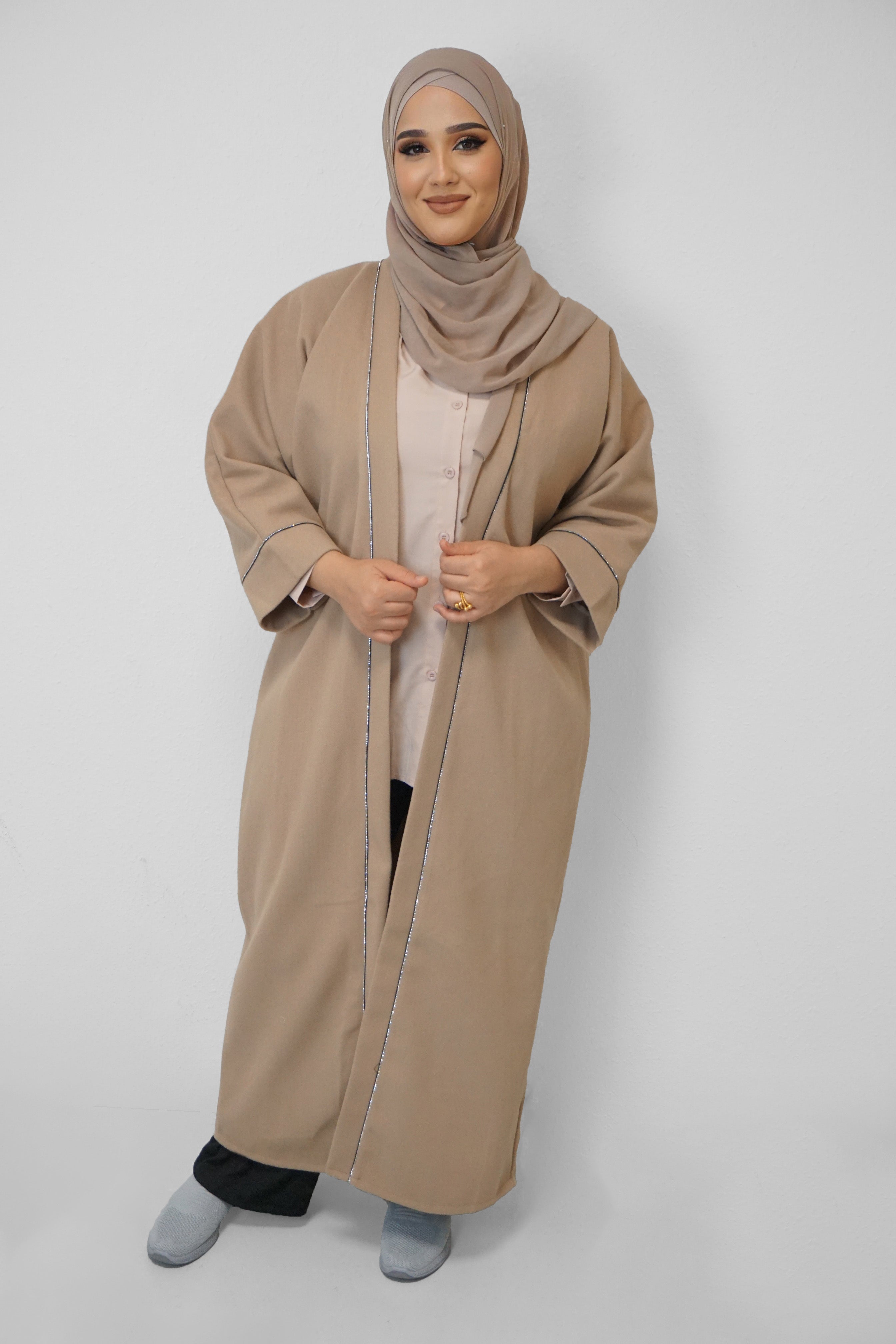 Cardigan Lydia Dark-Beige