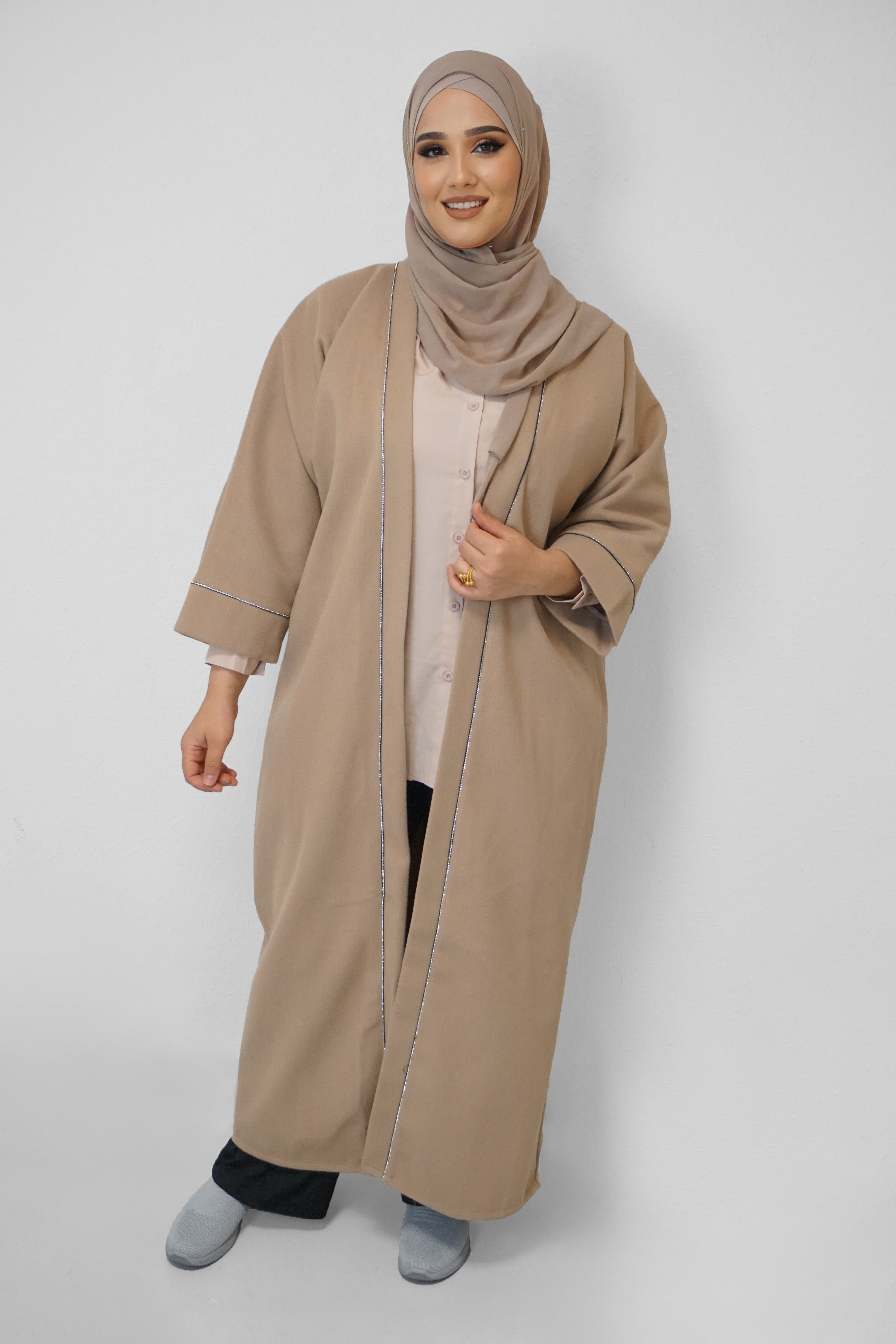 Cardigan Lydia Dark-Beige