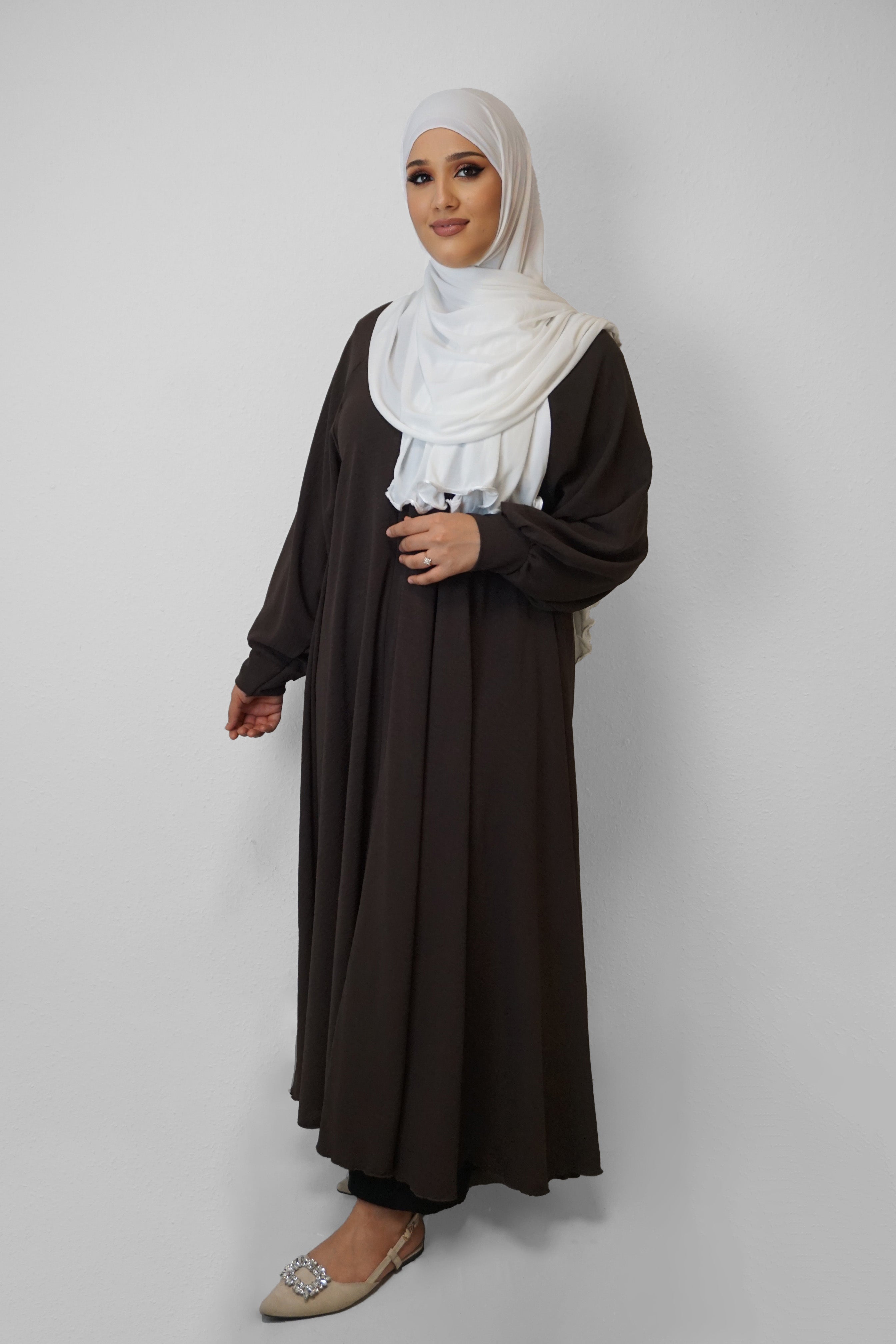 Abaya Aleja Dunkelbraun