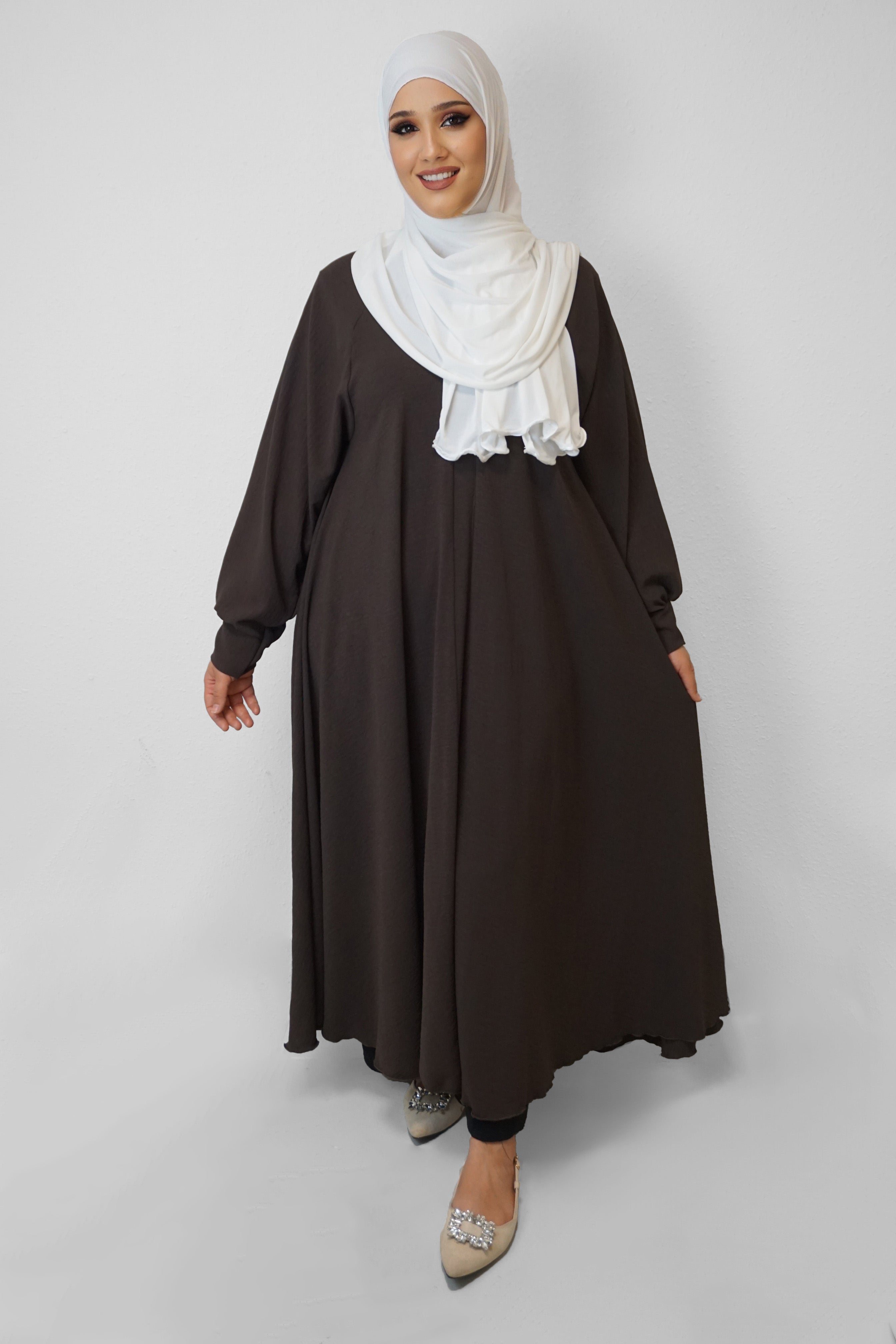 Abaya Aleja Dunkelbraun