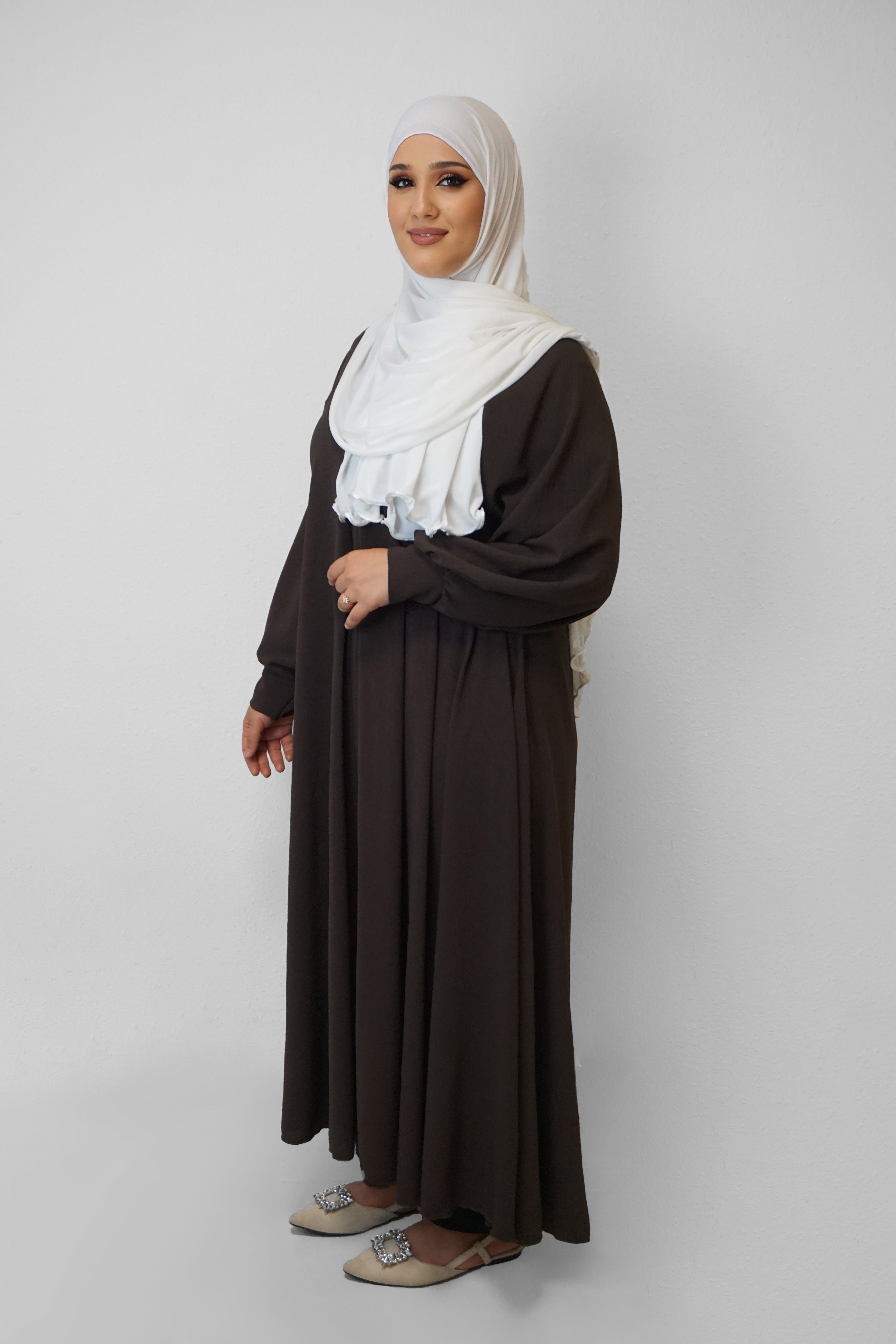 Abaya Aleja Dunkelbraun