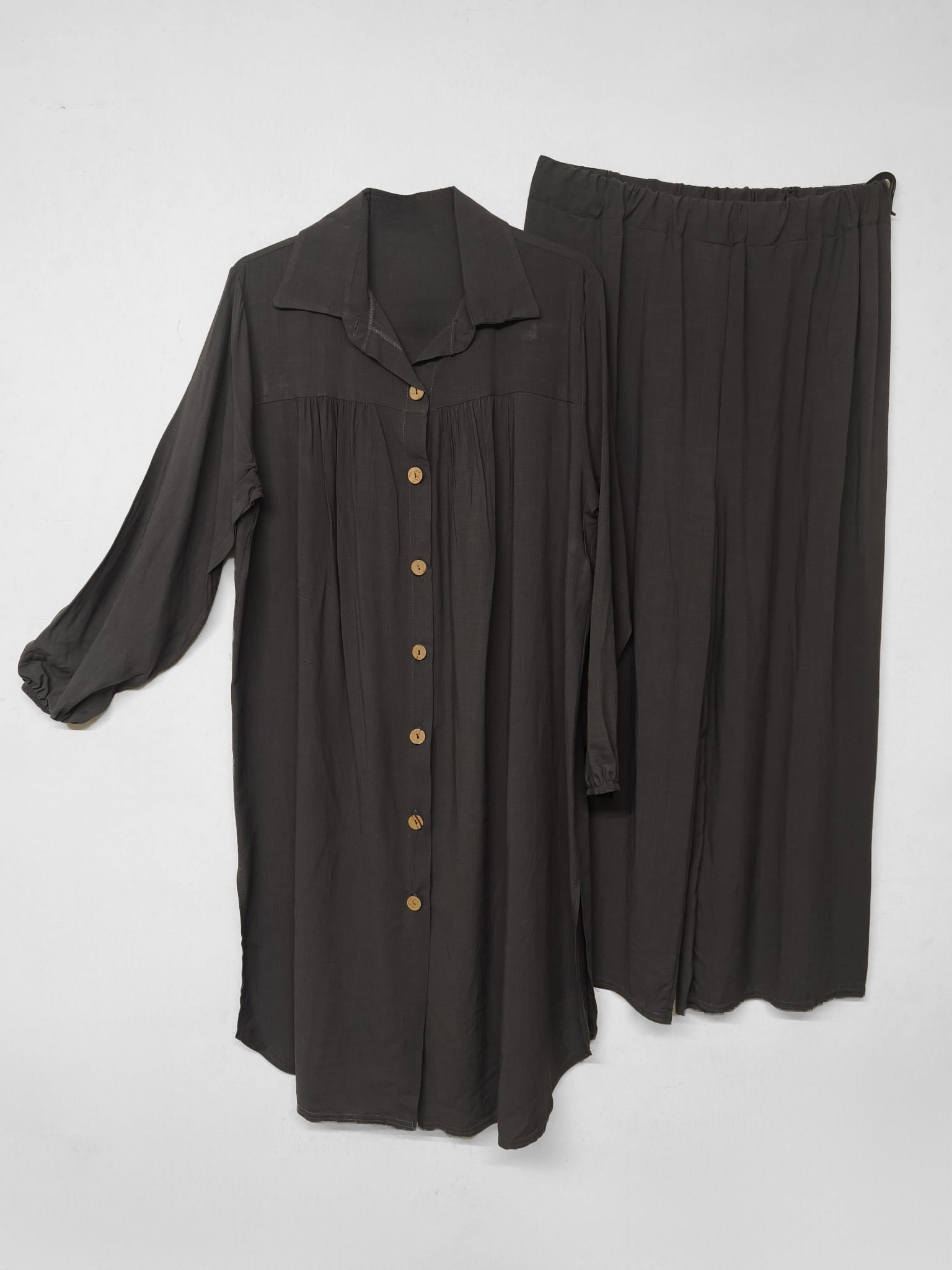 Zwei-Teiler Hose Taliah Dunkelgrau