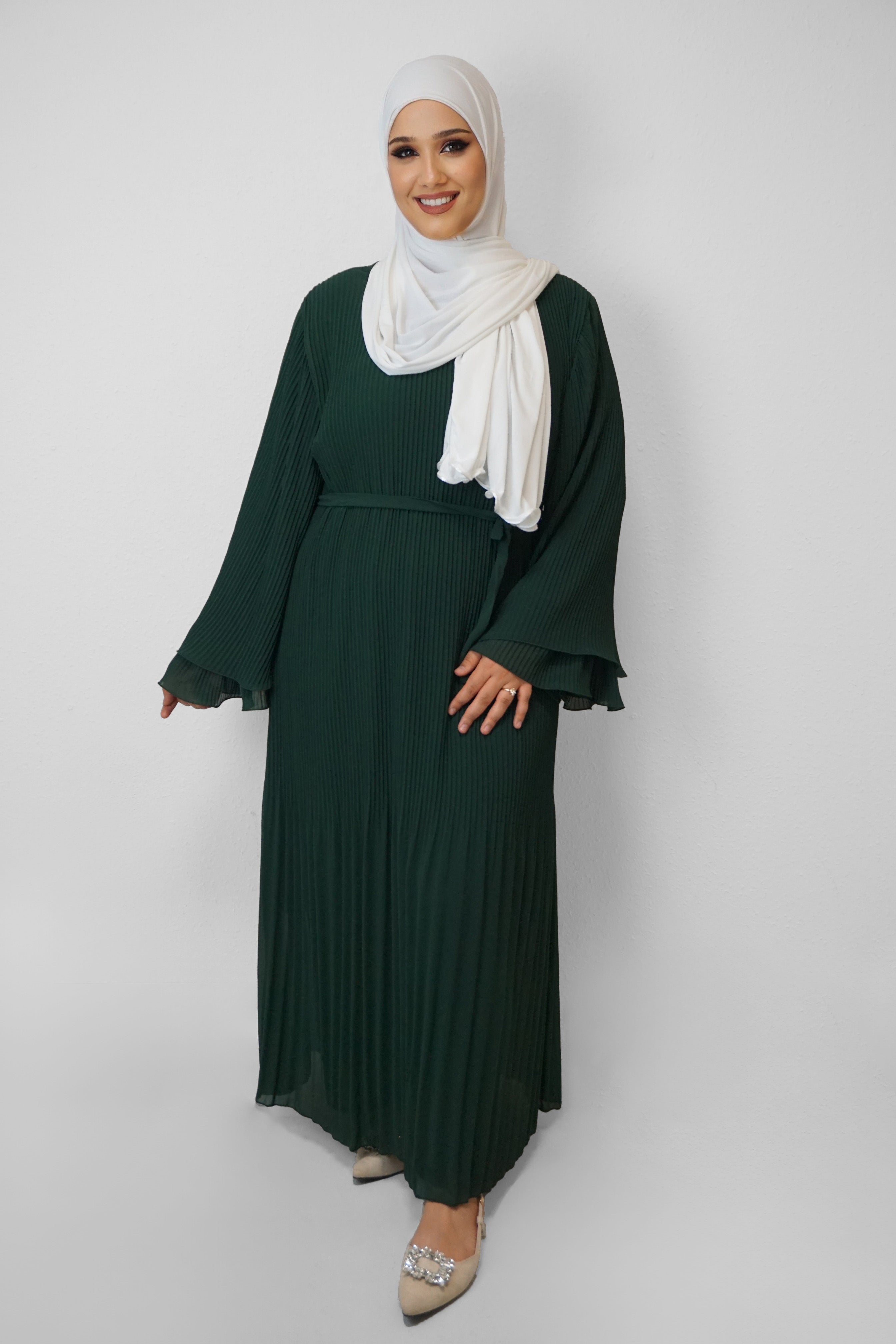 Abaya Kinza Dunkelgrün