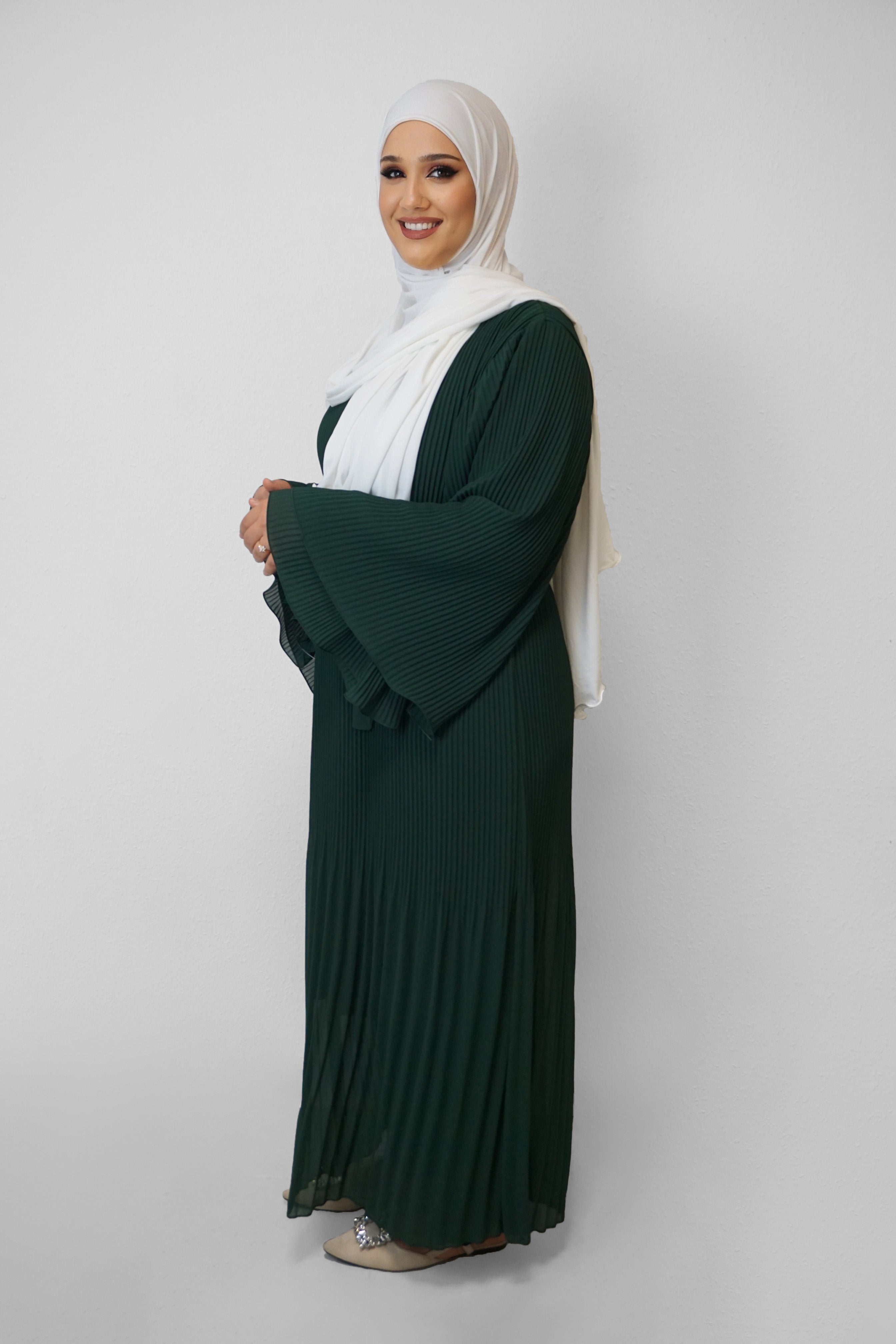 Abaya Kinza Dunkelgrün