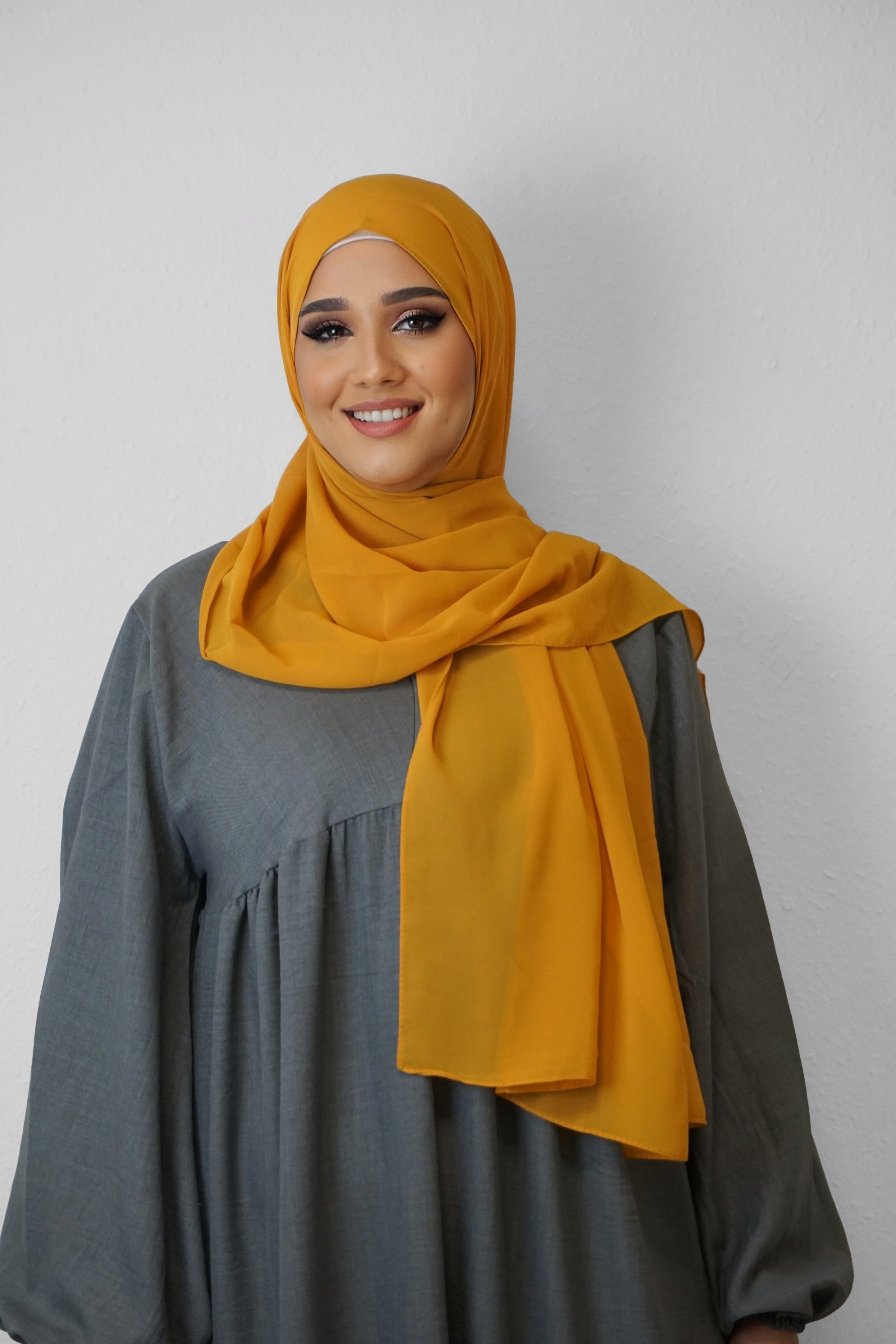 Chiffon Hijab Maira Gelb