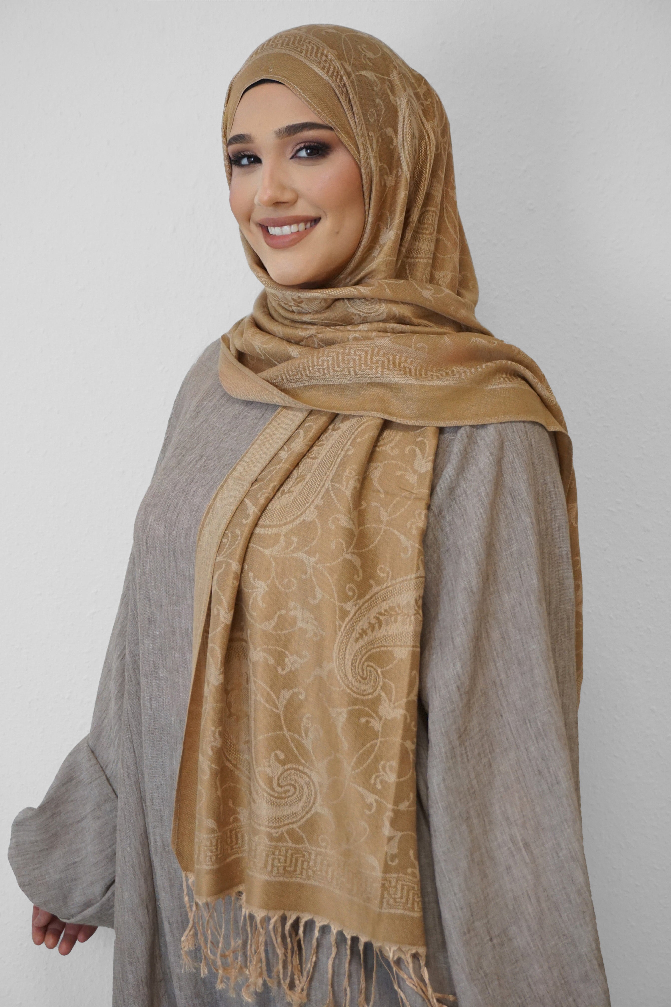 Pashmina Hijab Gold