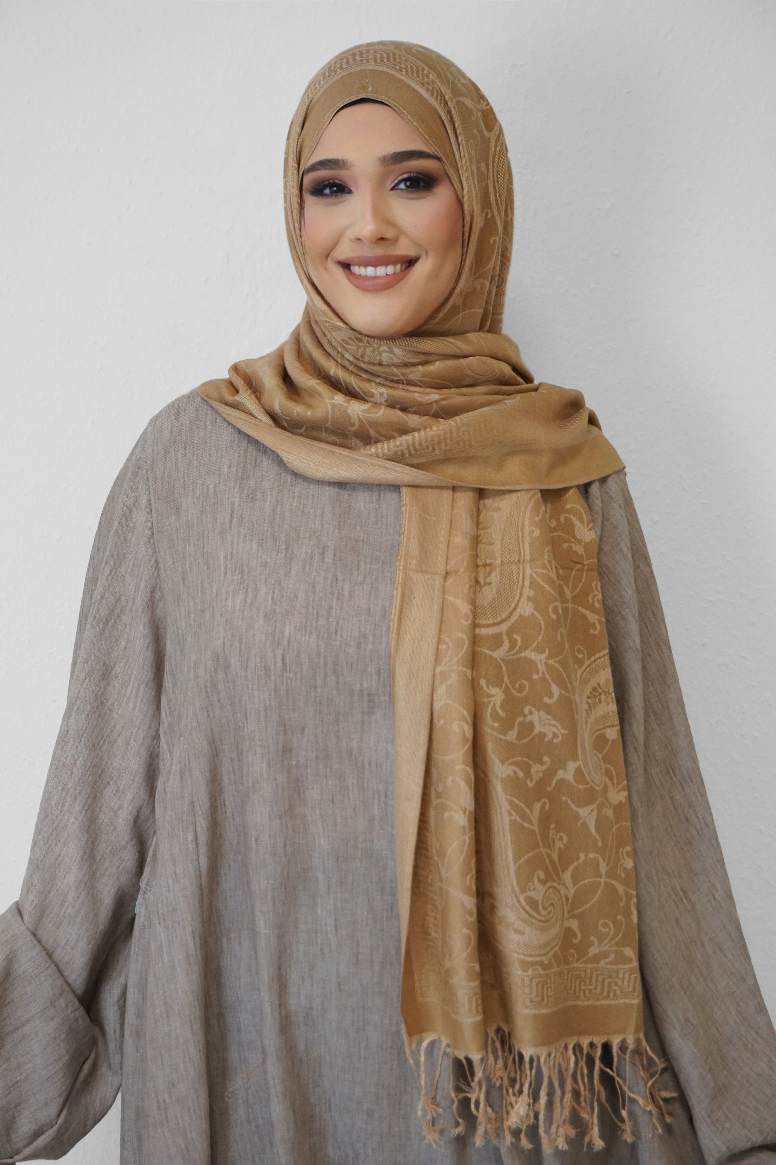 Pashmina Hijab Gold